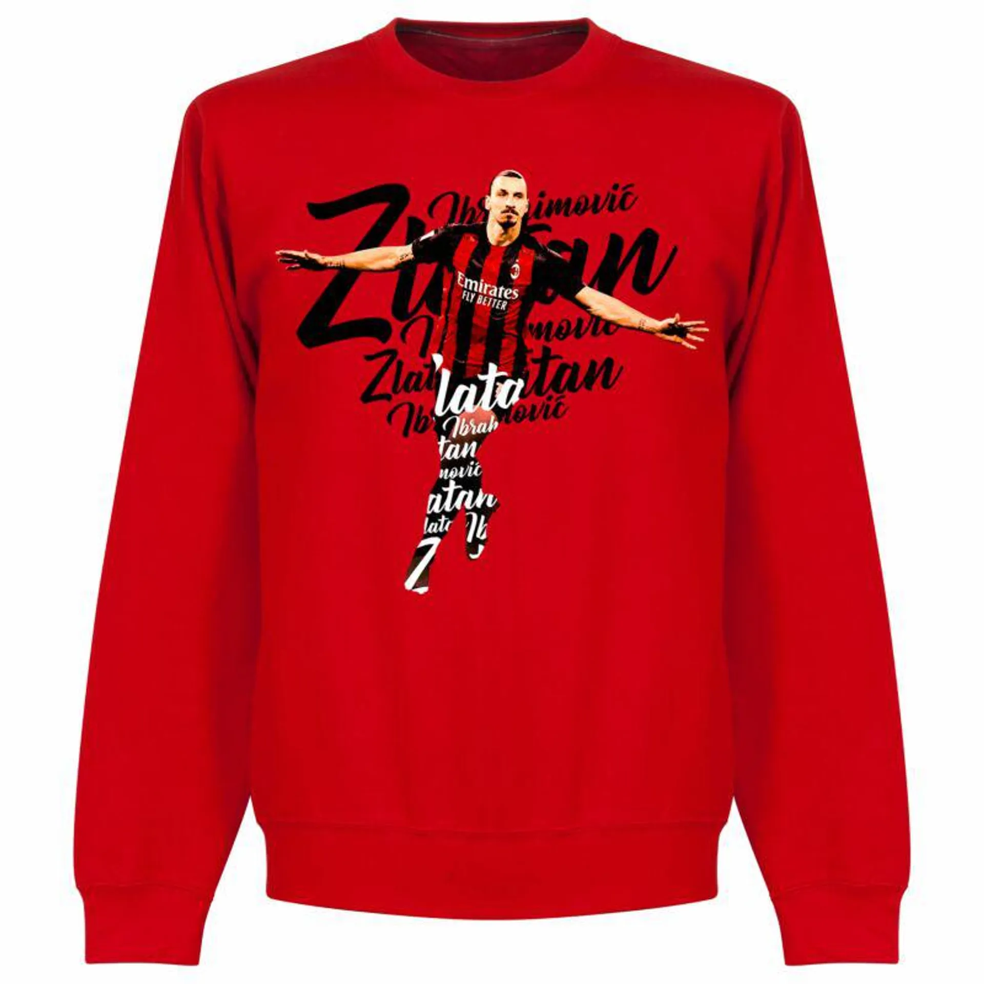 Ibrahimovic Script Sweatshirt - Red
