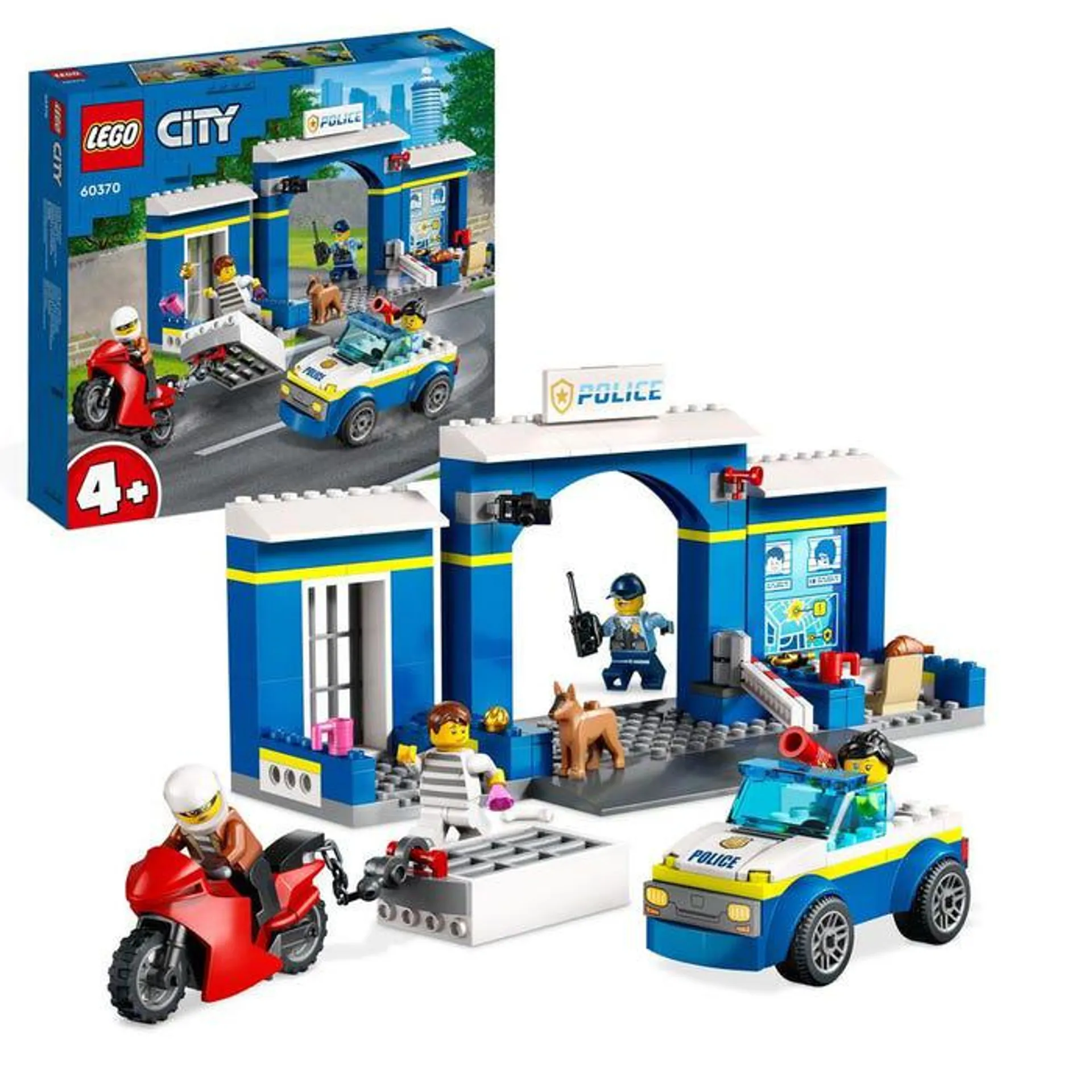 LEGO® 60370 City Police Station Chase Set With Police Car Toy