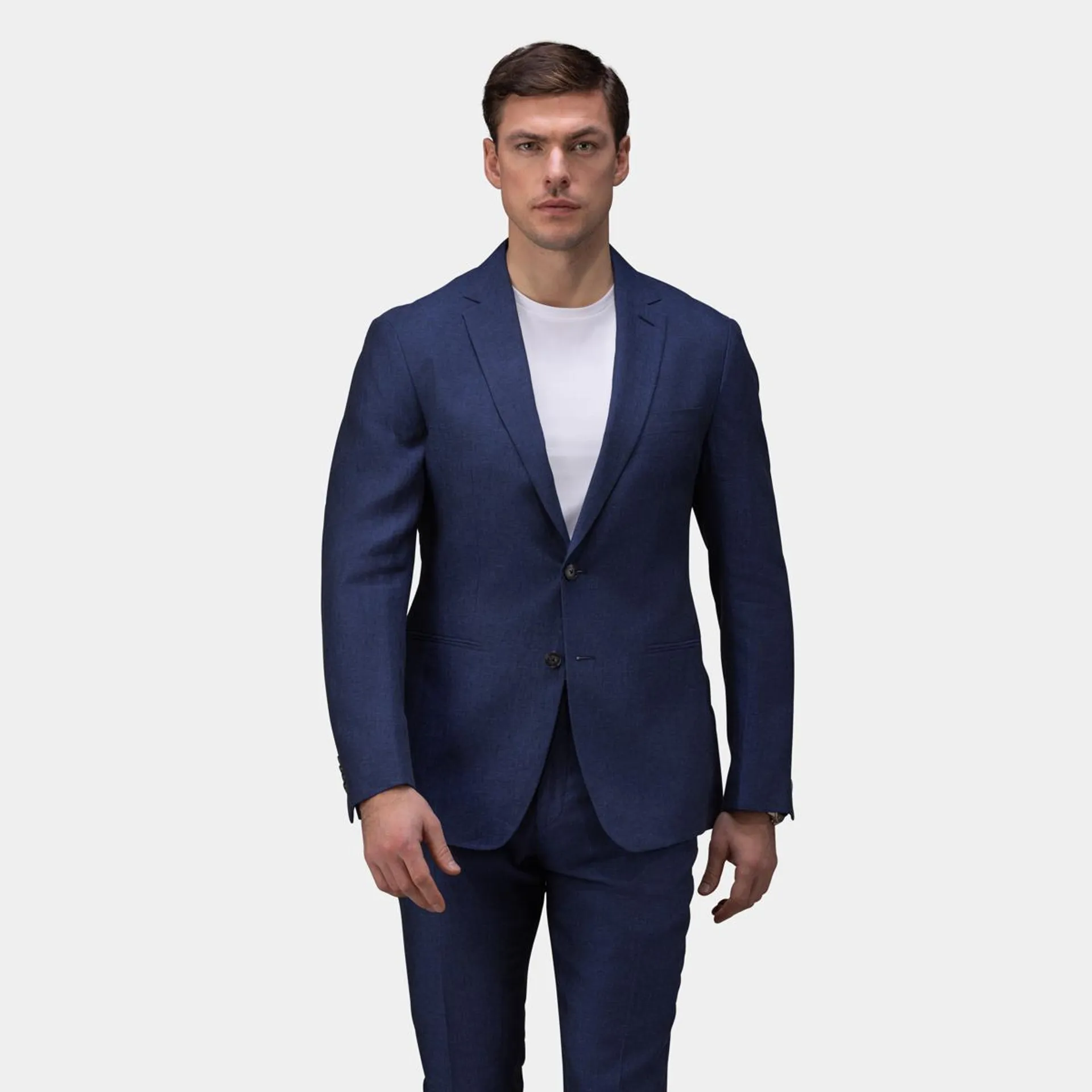 Navy two-piece suit