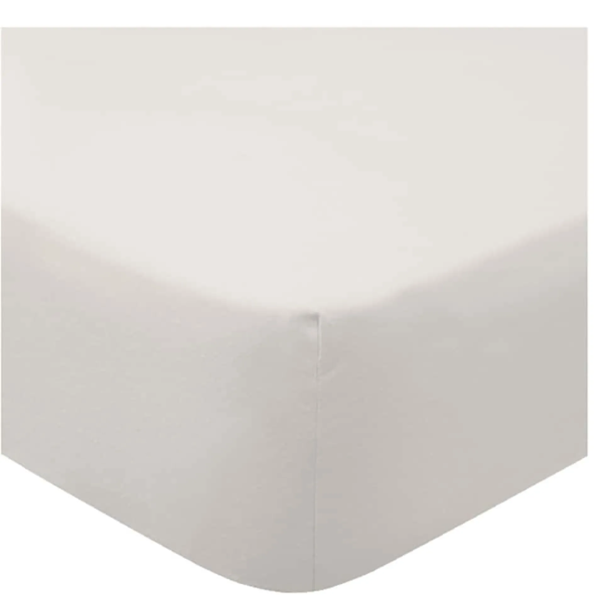 F&F Home 100% Cotton White Deep Fitted Sheet Super King