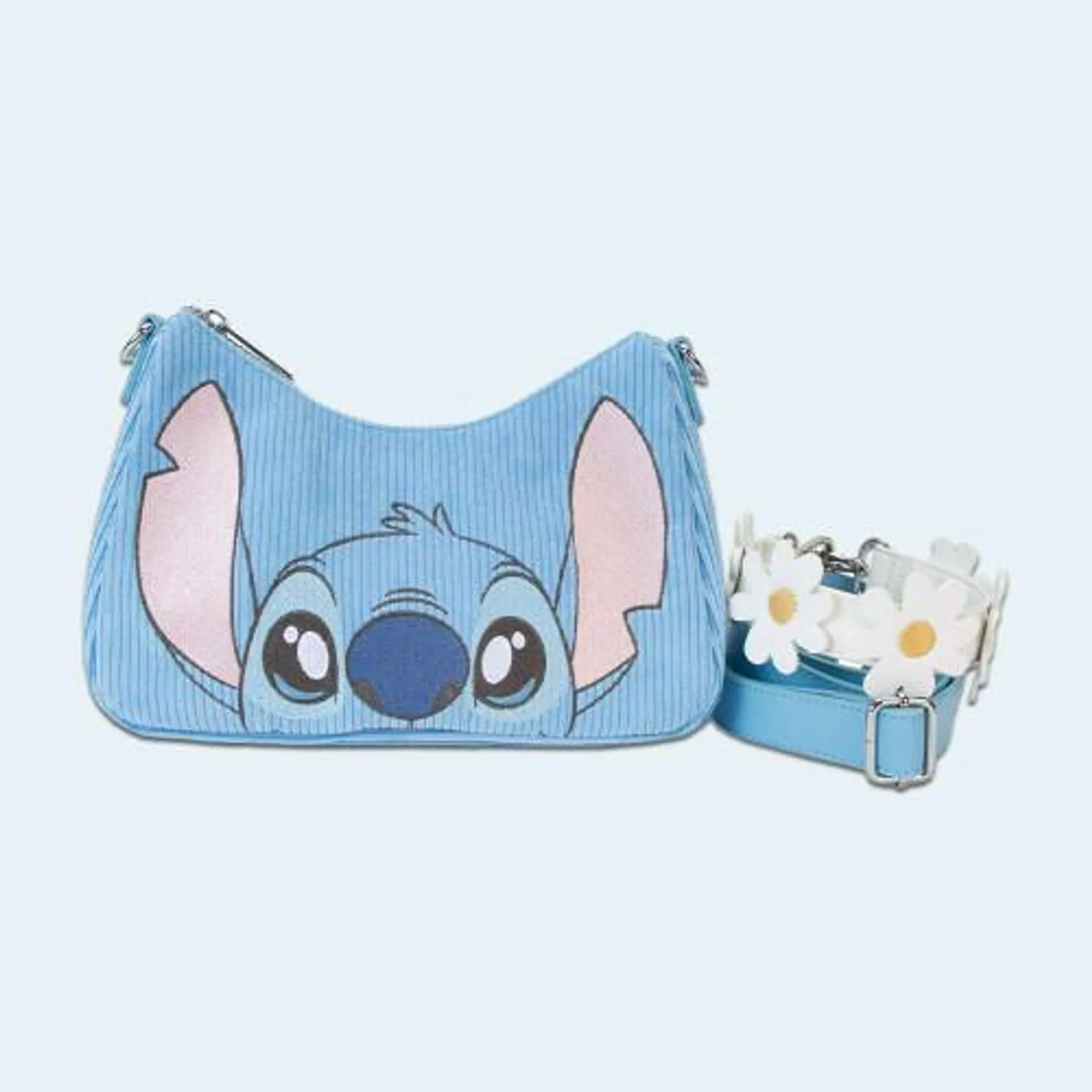 Disney Lilo & Stitch Springtime Stitch Daisy Handle Loungefly Crossbody Bag