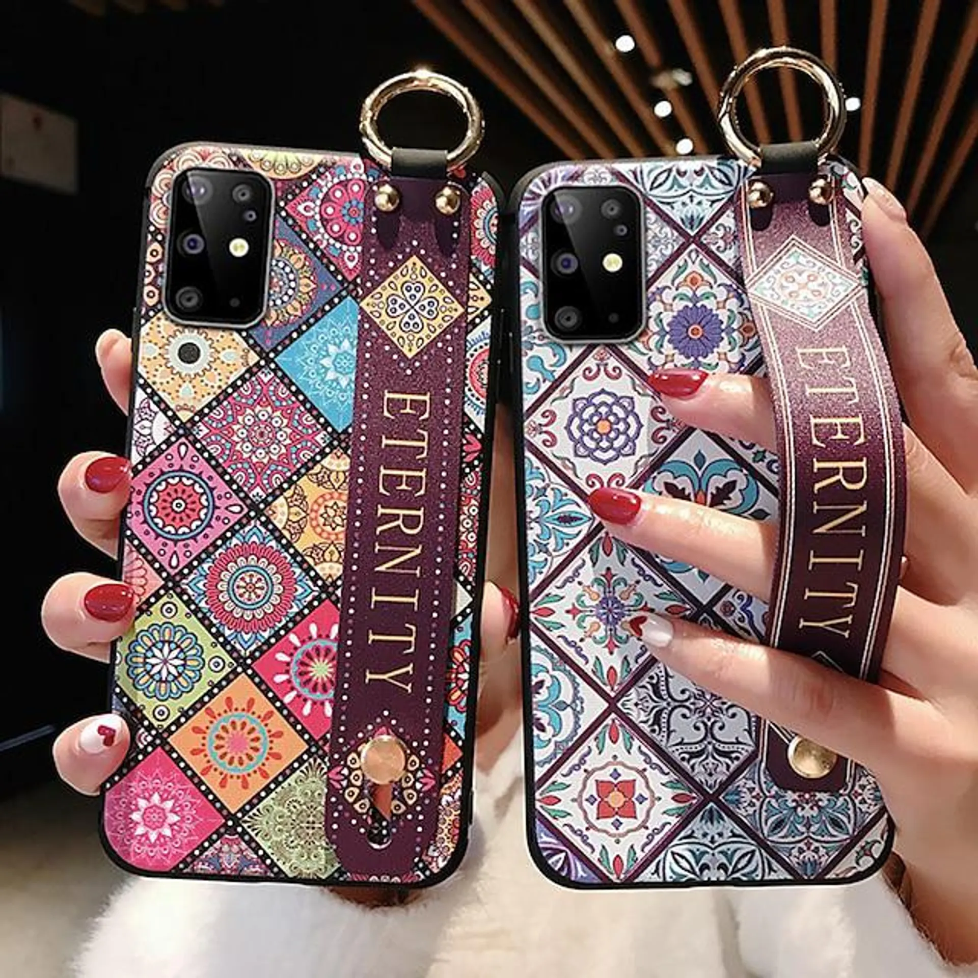 Phone Case For Samsung Galaxy Back Cover S23 A14 A34 A54 A73 A53 A33 A72 A52 A42 Note 20 10 S21 S20 Plus Ultra Pattern Flower TPU