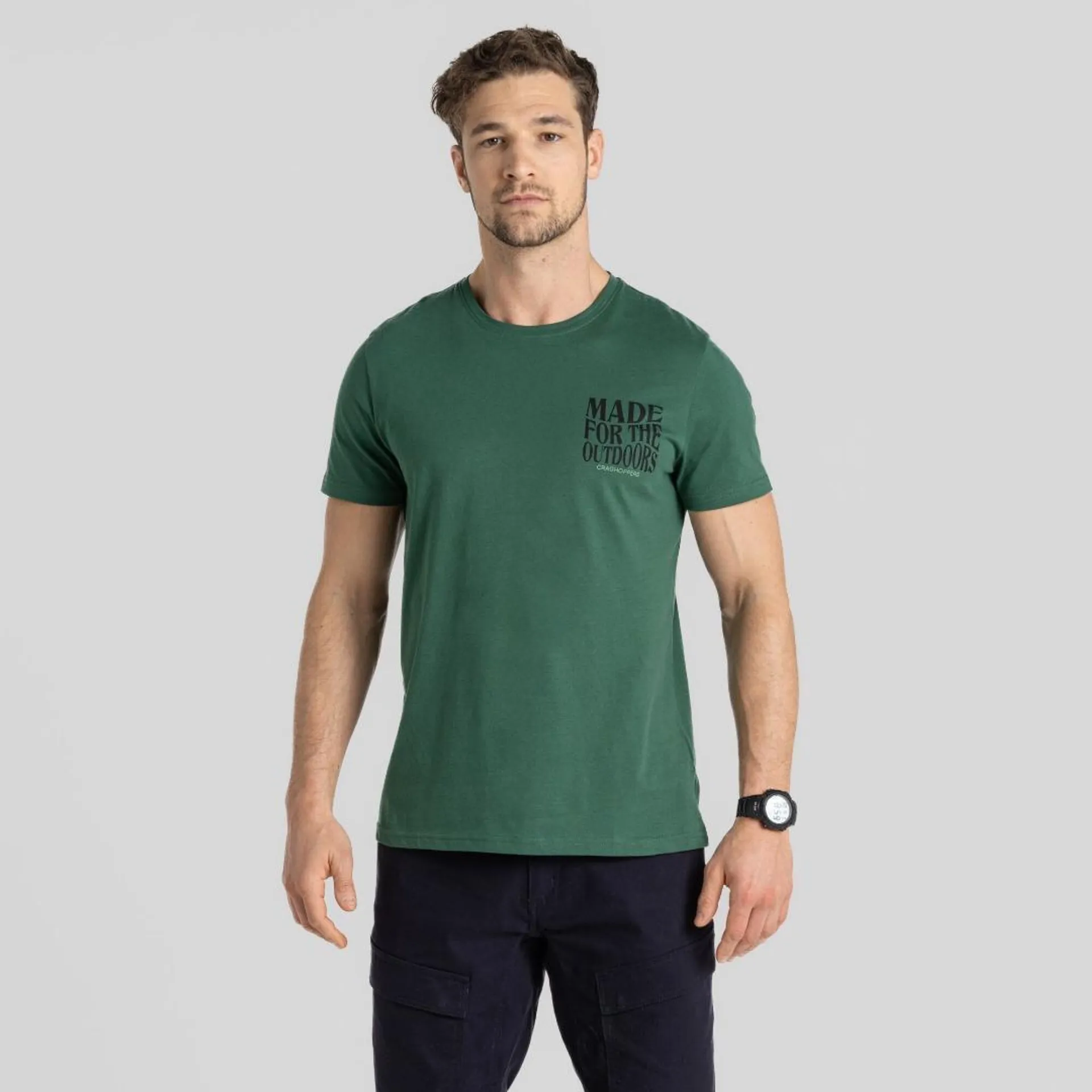 Craghoppers Men's Lucent Short Sleeved T-Shirt - Evergreen Authentic