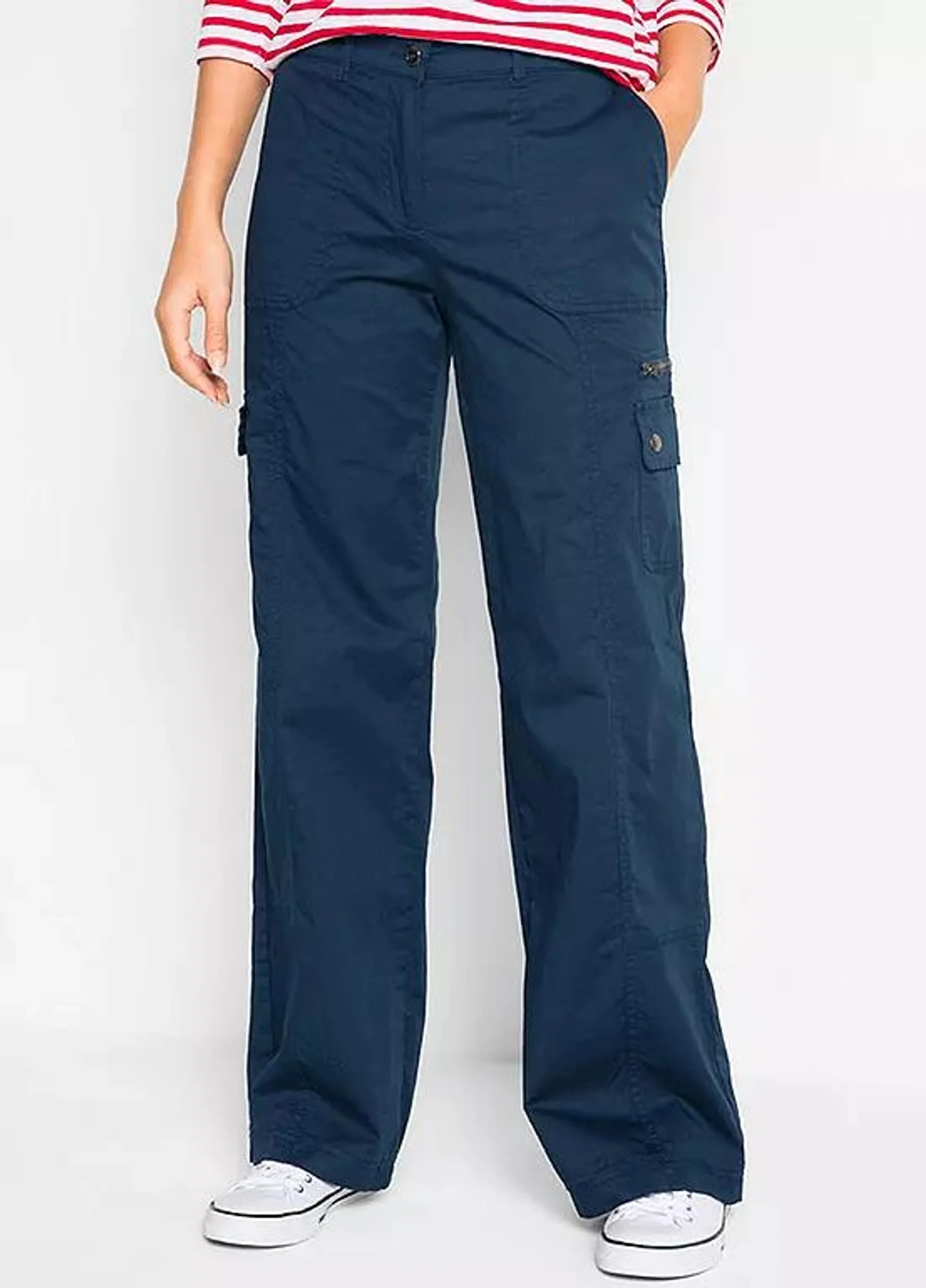 bonprix Wide Leg Cargo Pants