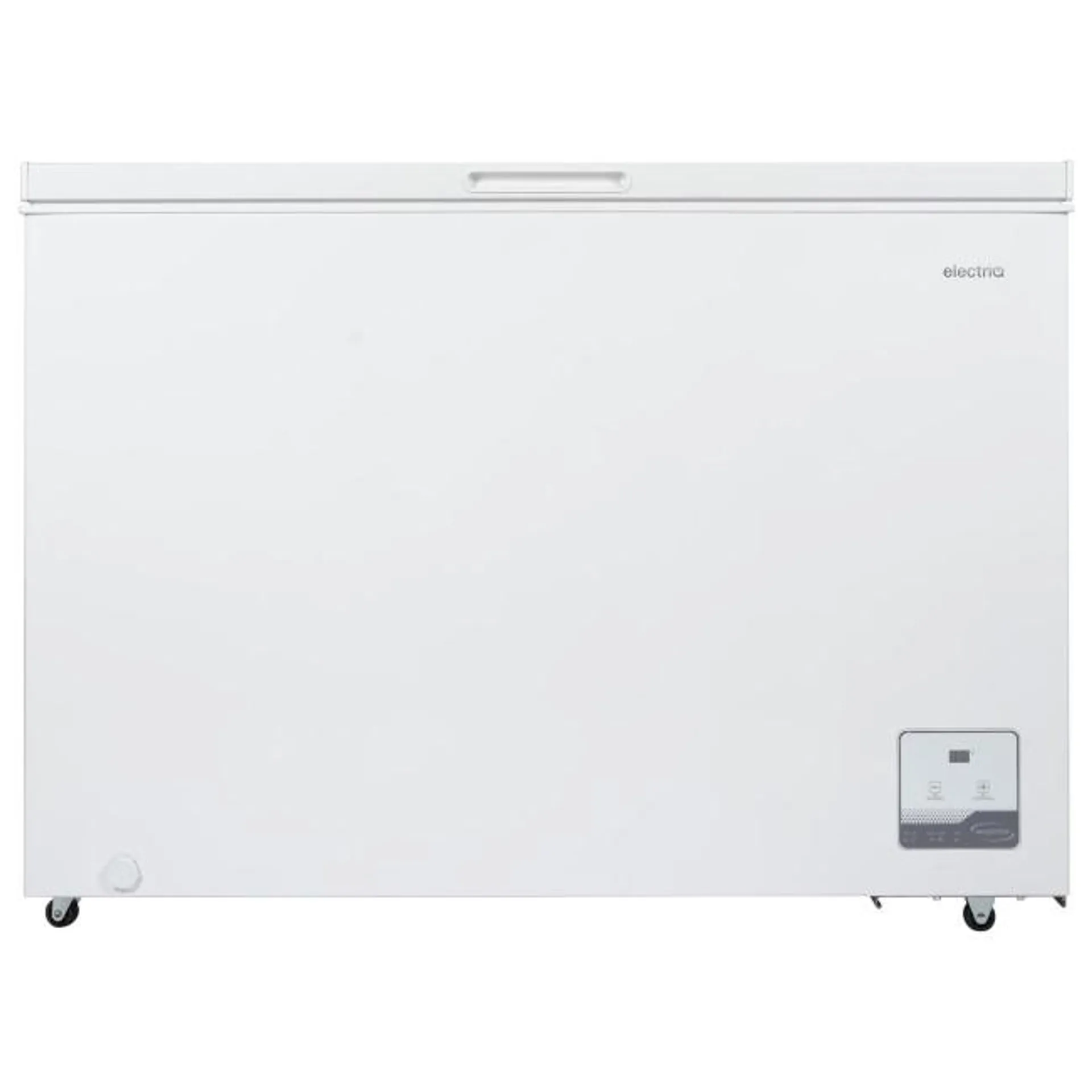 electriQ 299 Litre Chest Freezer - White