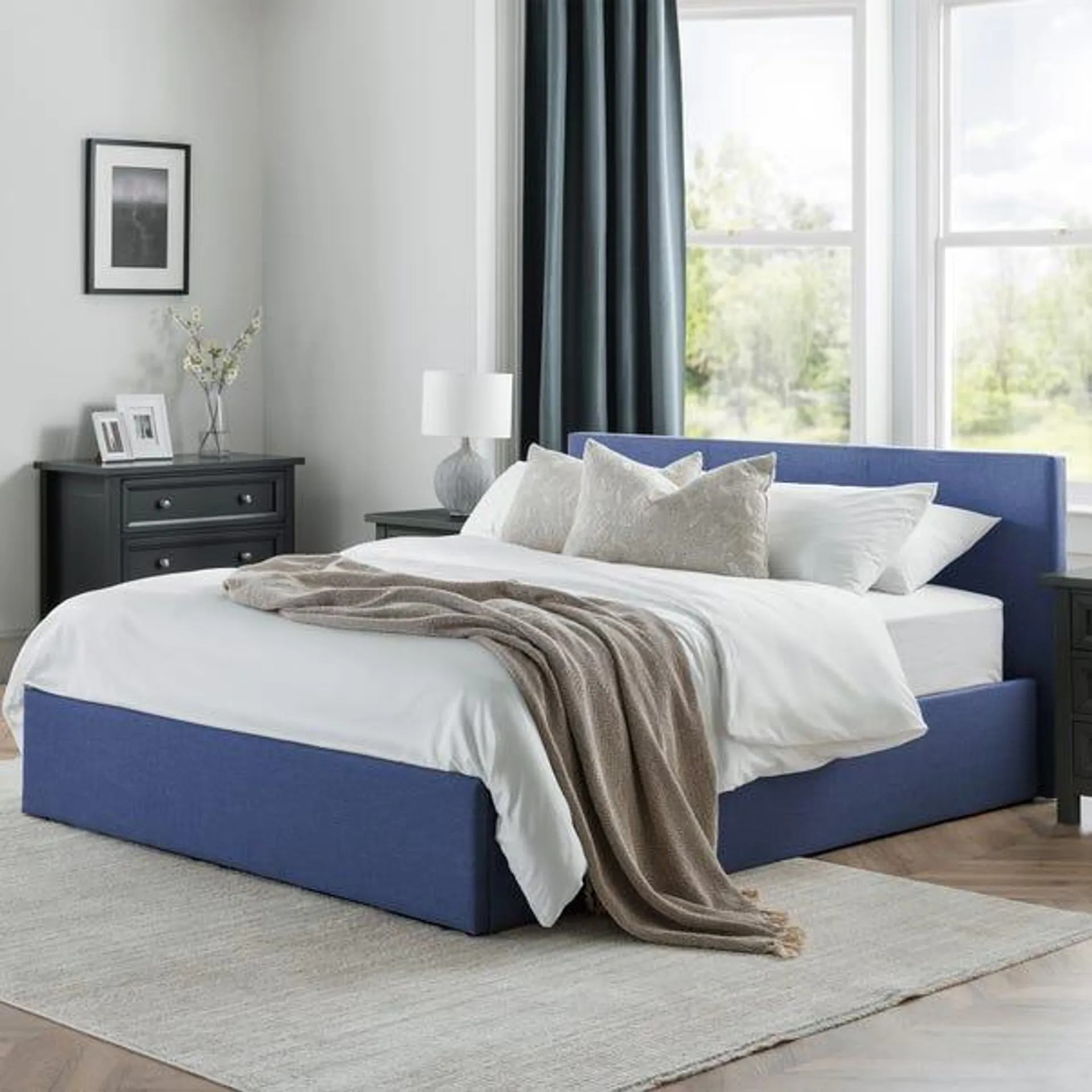 Rialto Fabric Ottoman Bed Frame