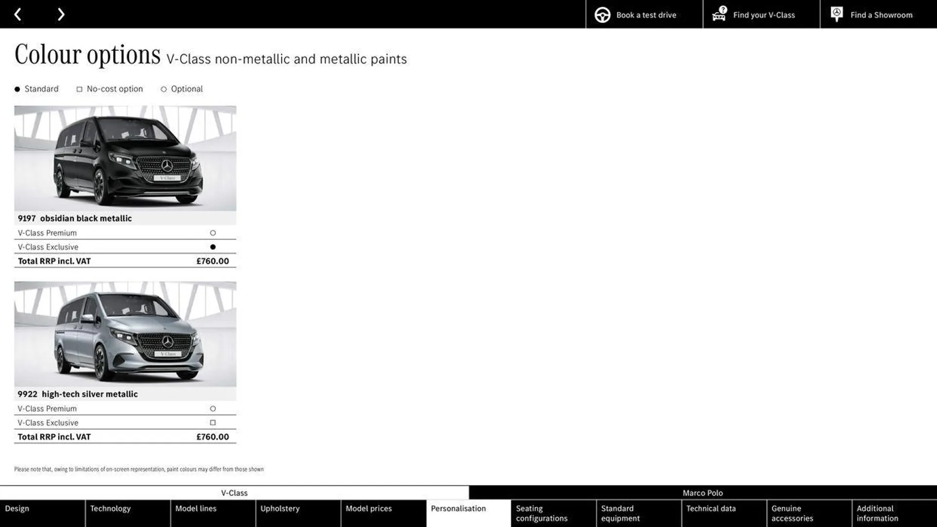 Mercedes Benz V-Class from 13 September to 13 September 2025 - Catalogue Page 20