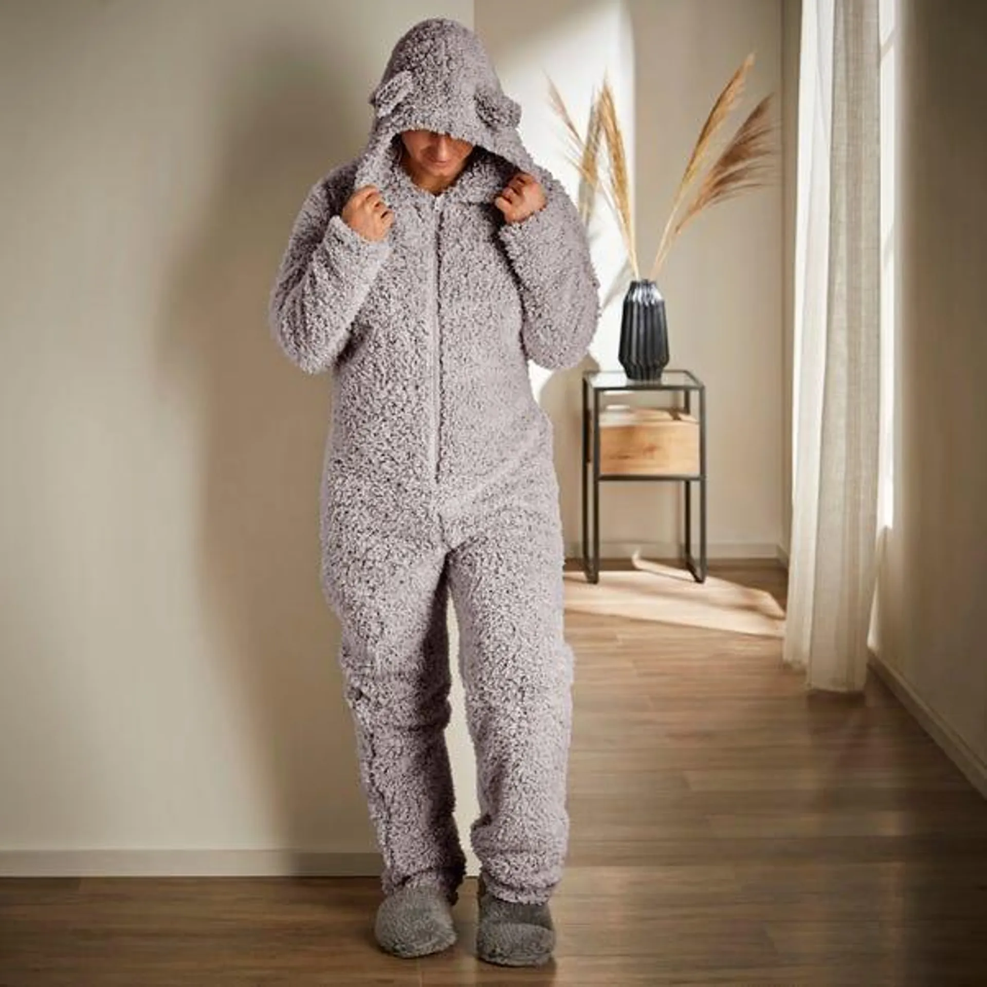 Teddy Onesie, Steeple Grey