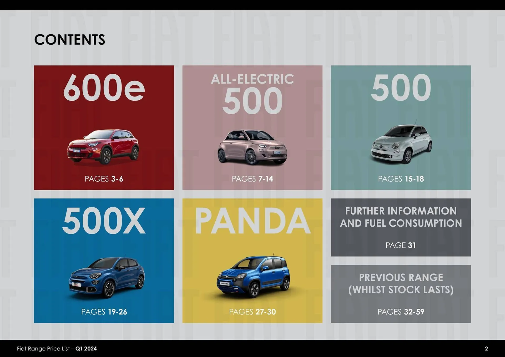 Fiat leaflet from 23 January to 31 December 2024 - Catalogue Page 2