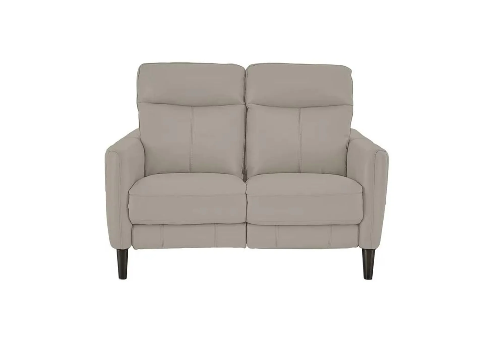 Compact Collection Petit 2 Seater Leather Power Recliner Sofa