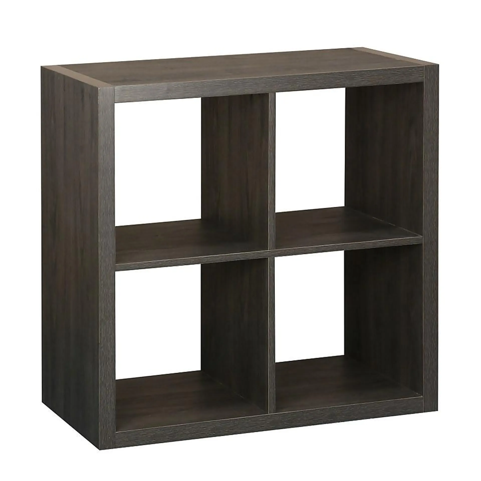 2x2 Storage Cube - Walnut Effect