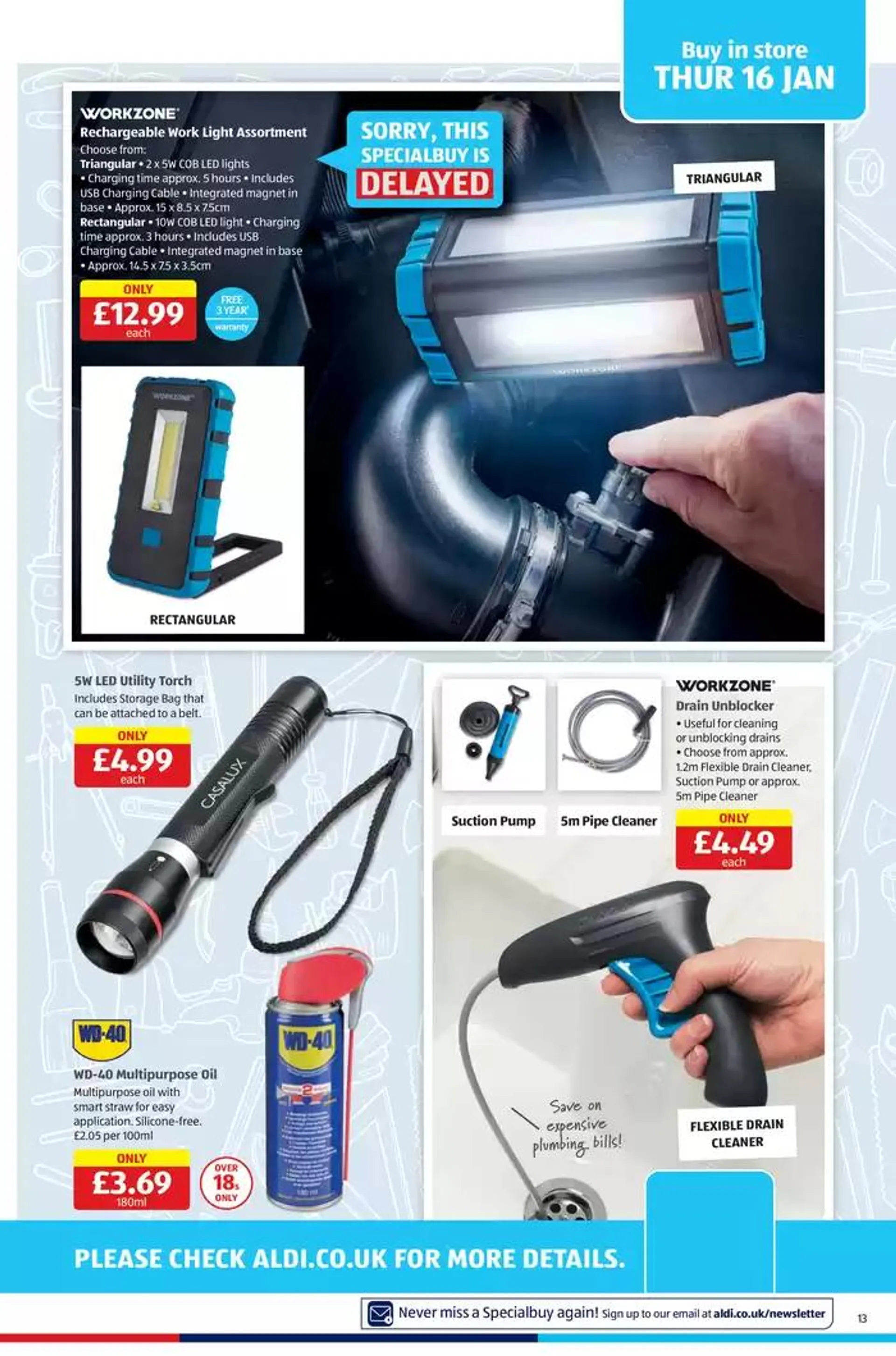 Aldi weekly offers from 16 January to 23 January 2025 - Catalogue Page 13