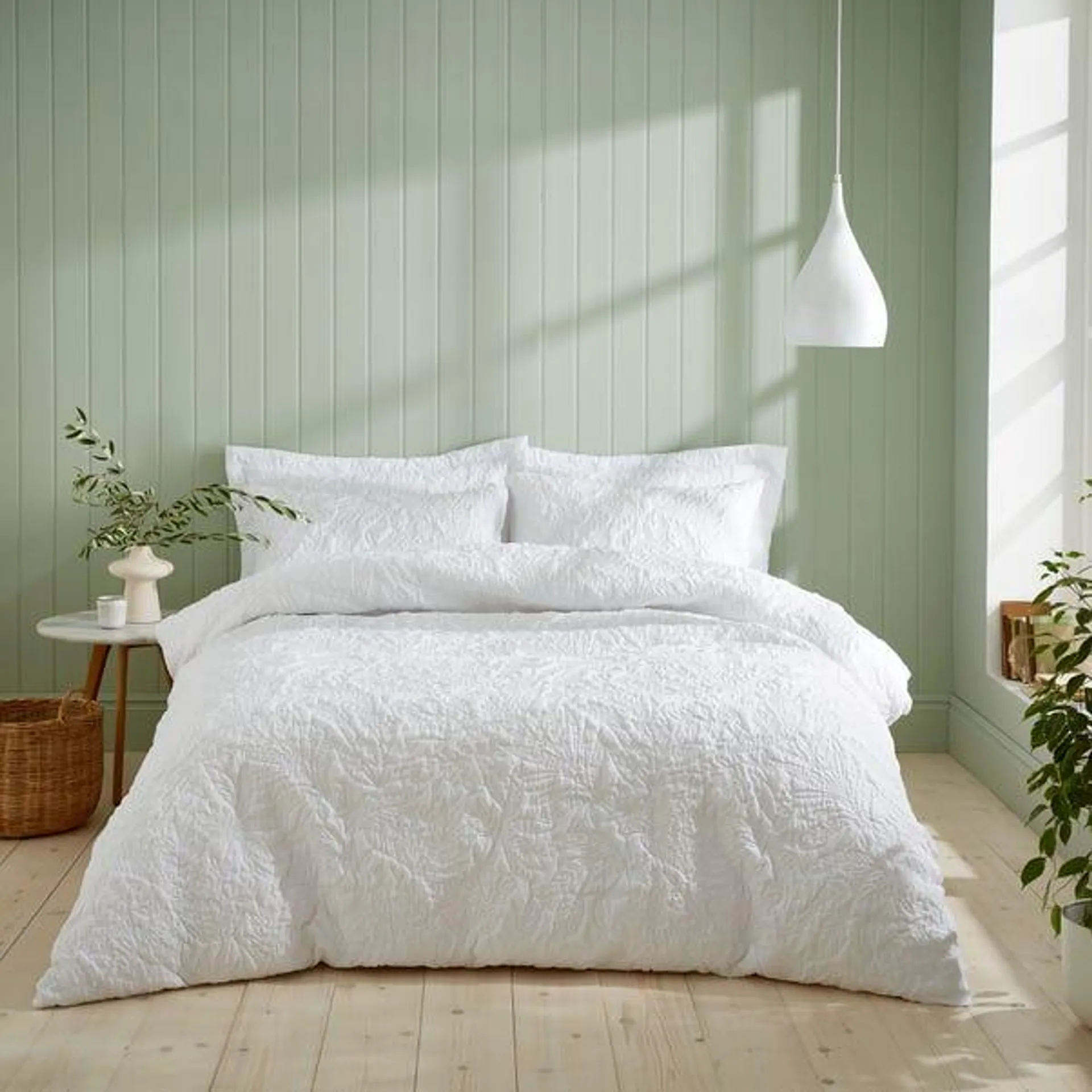 Filey Leaf Duvet Cover & Pillowcase Set