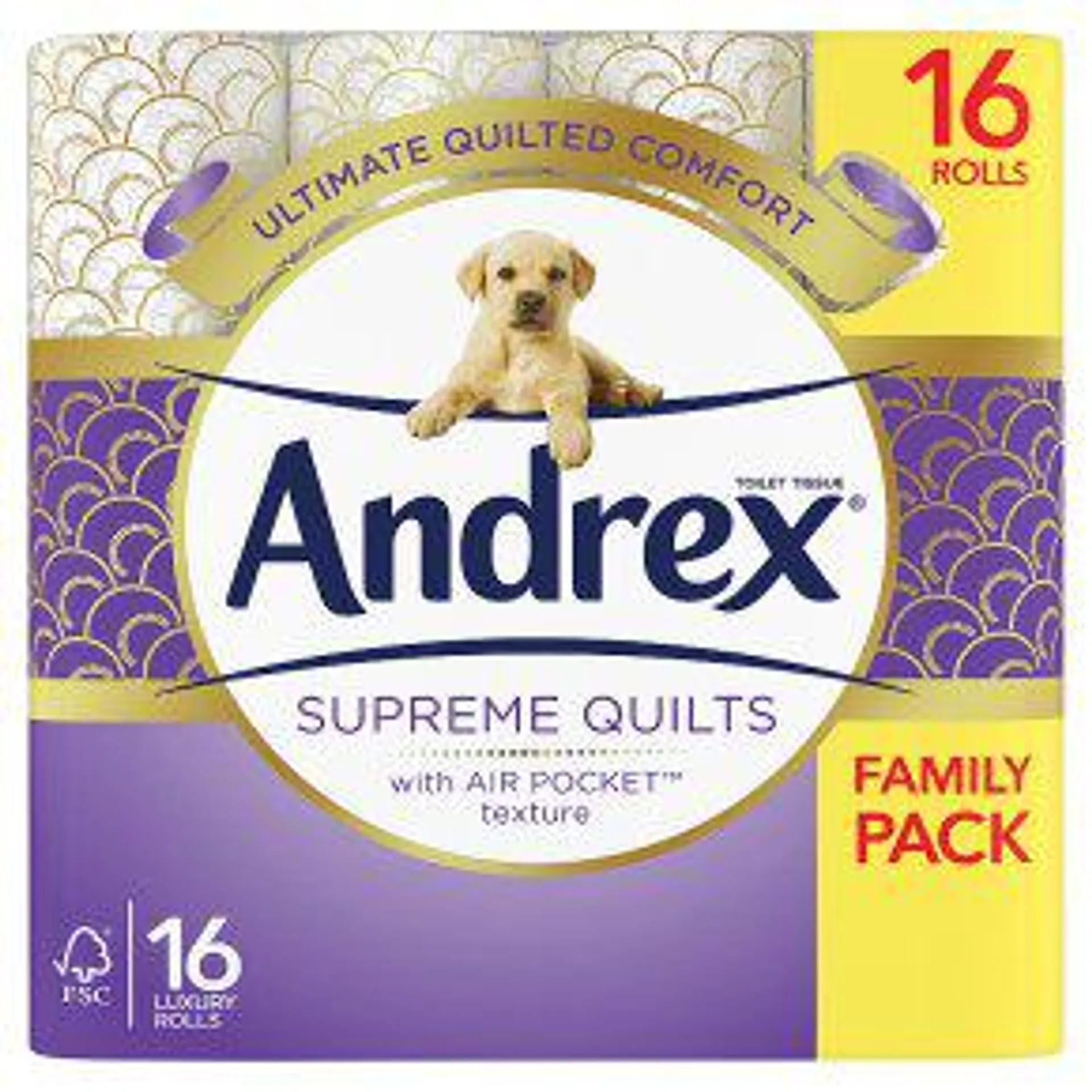 Andrex Toilet Tissue Quilts White