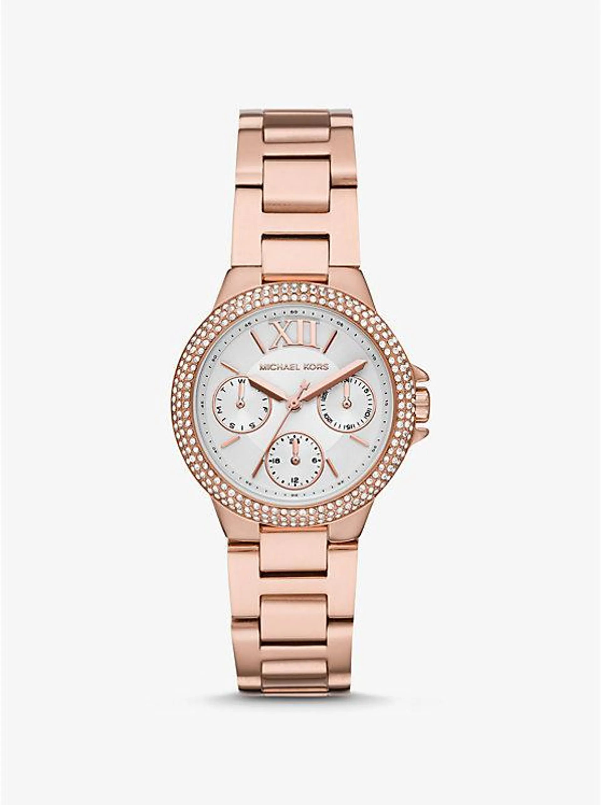 Mini Camille Pavé Rose Gold-Tone Watch