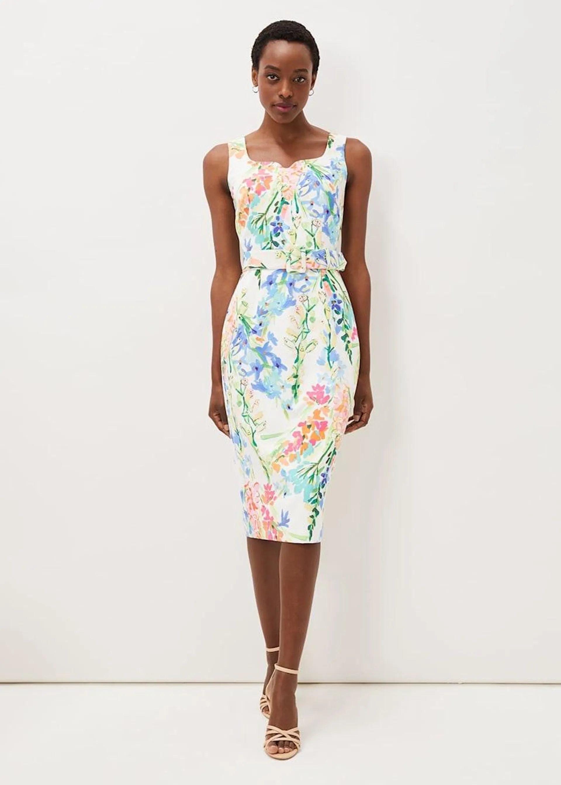 Serina Floral Midi Dress