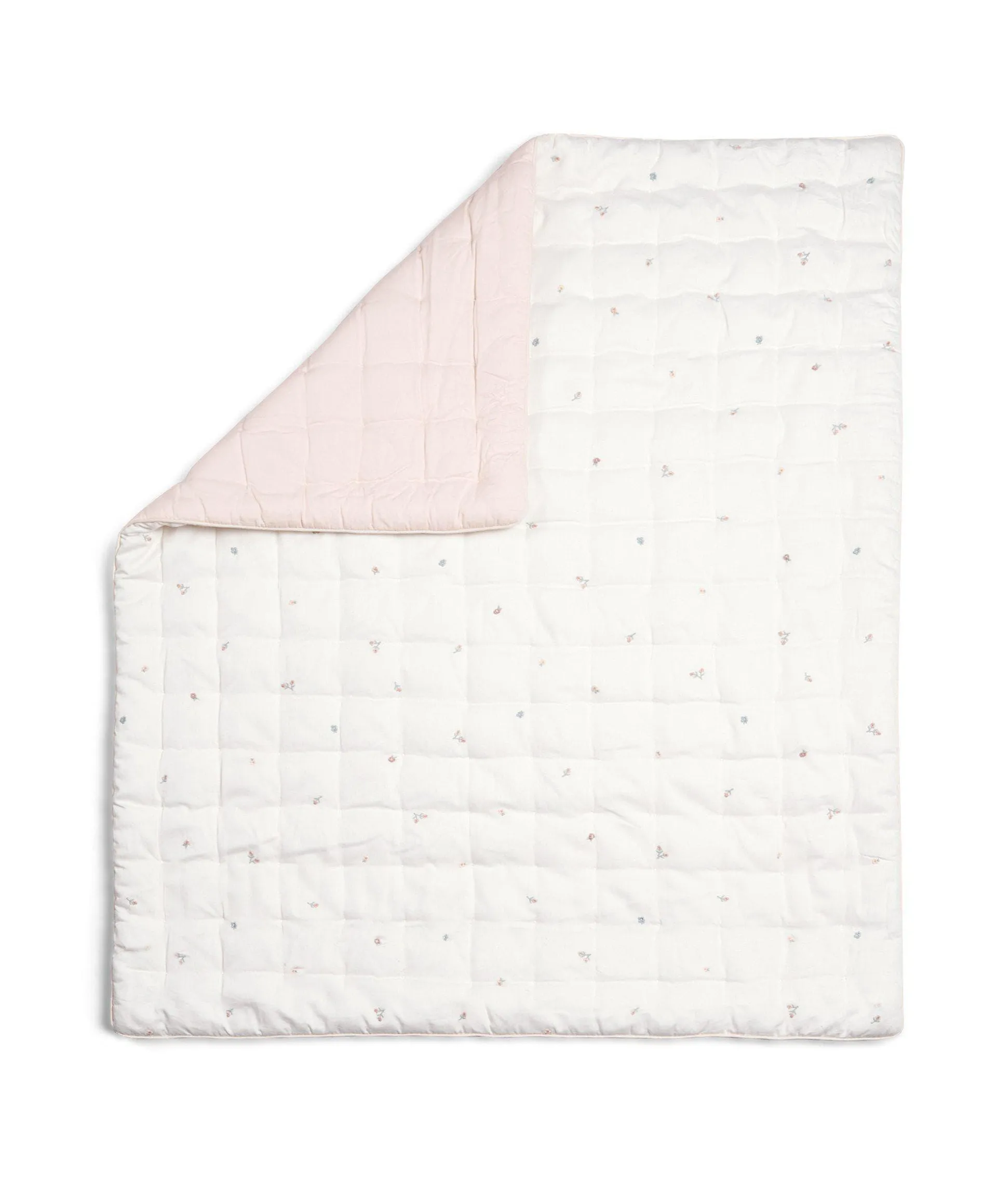 Welcome to the World Floral Quilt - Pink