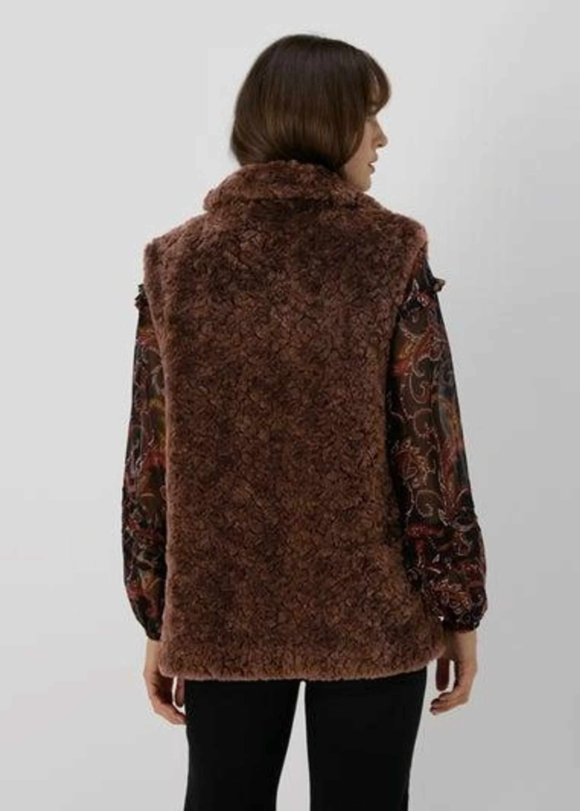 Brown Fur Gilet