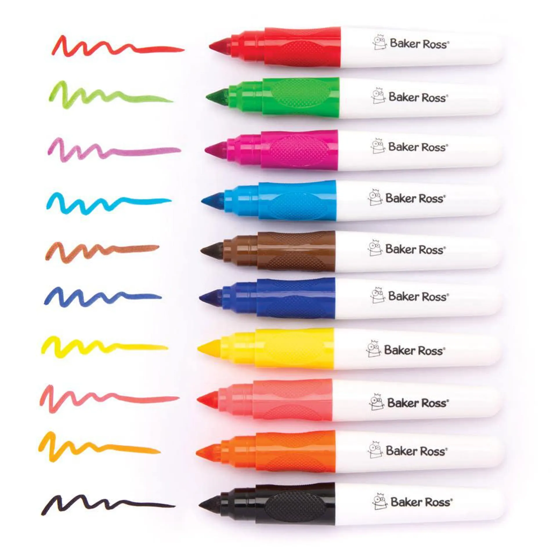 Chunky Easy Grip Colouring Markers