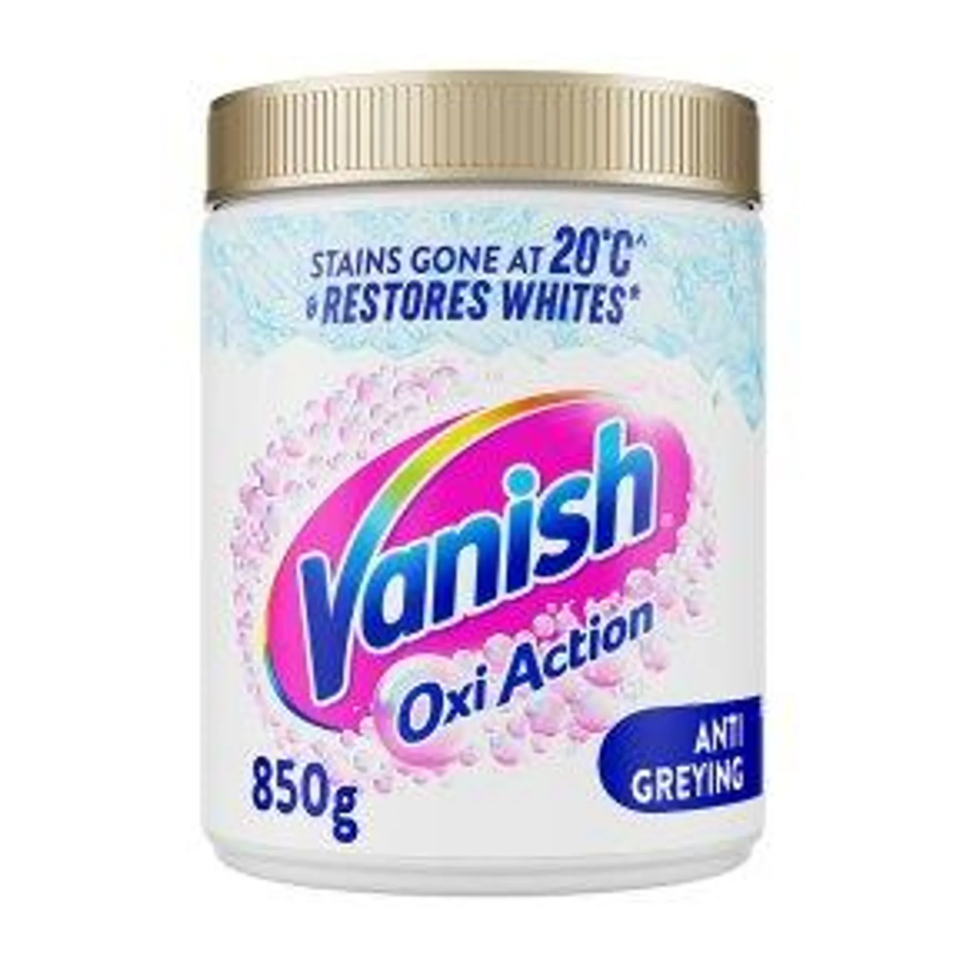 Vanish Gold Oxi Action Laundry Stain Remover Powder White Small Pack