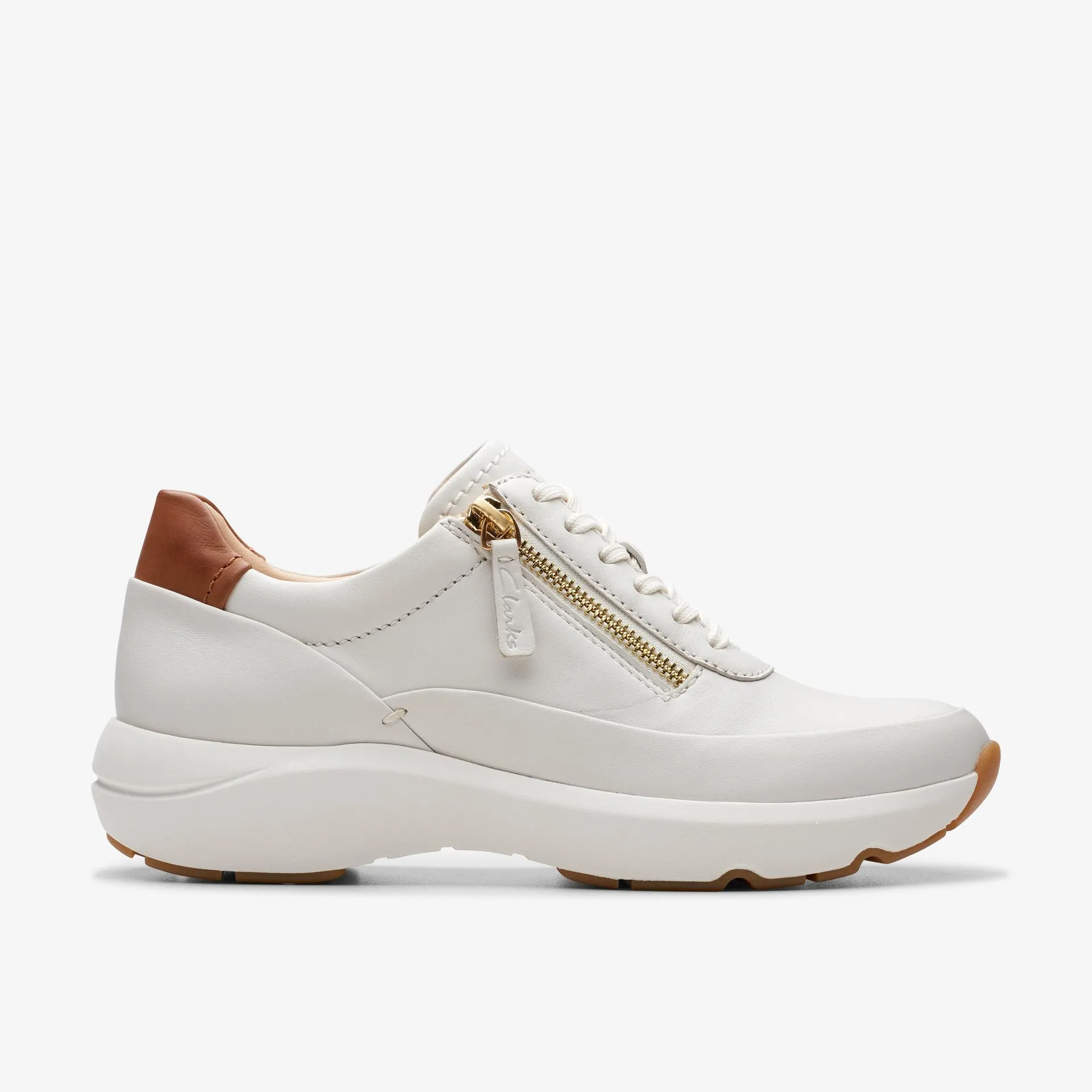 Tivoli Zip Off White Leather