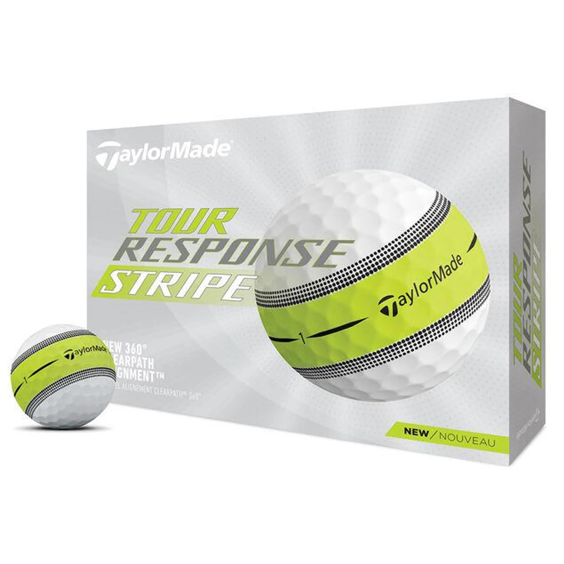 TaylorMade Tour Response Stripe 12 Golf Ball Pack