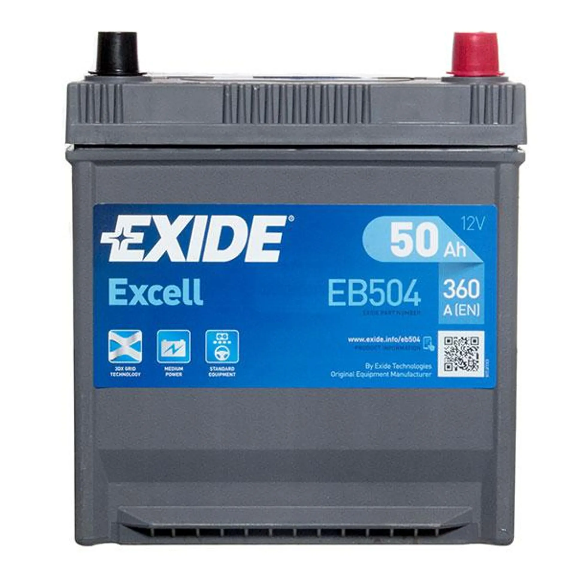 Exide Excel 008 Car Battery - 3 Year Guarantee