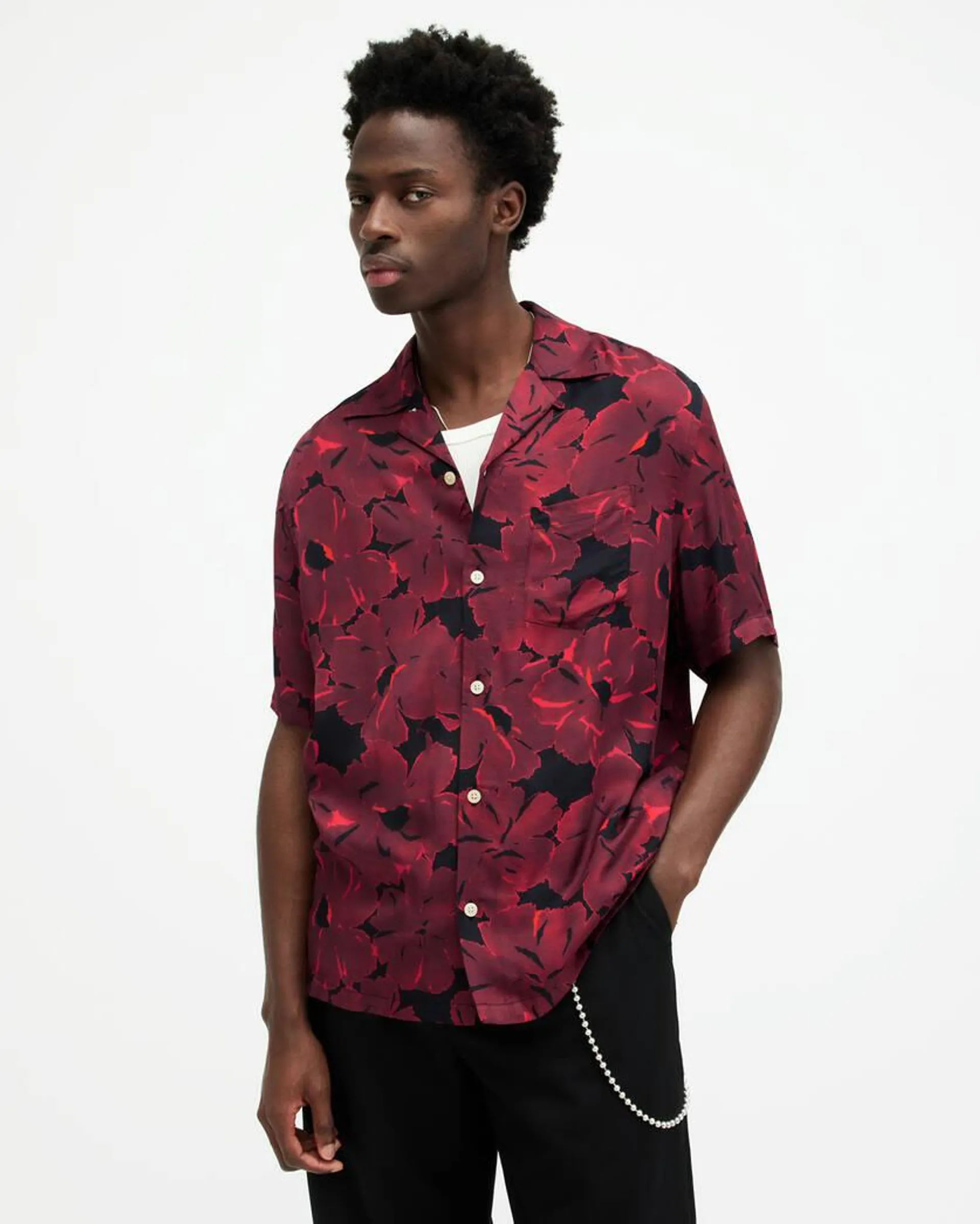 Kaza Floral Print Relaxed Fit Shirt