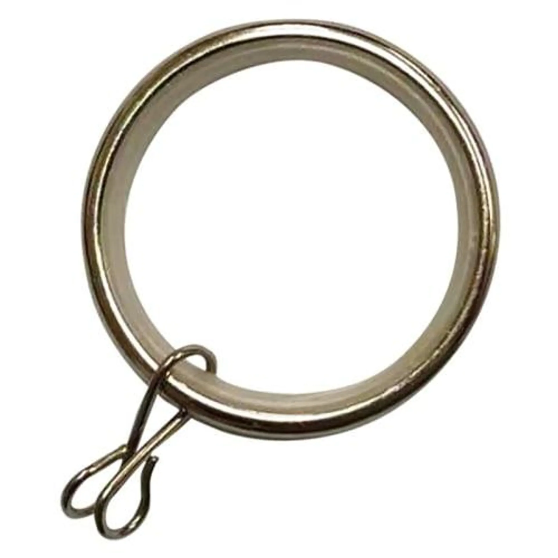 Wickes 28mm Metal Rings Stainless Steel Effect 10 Pack