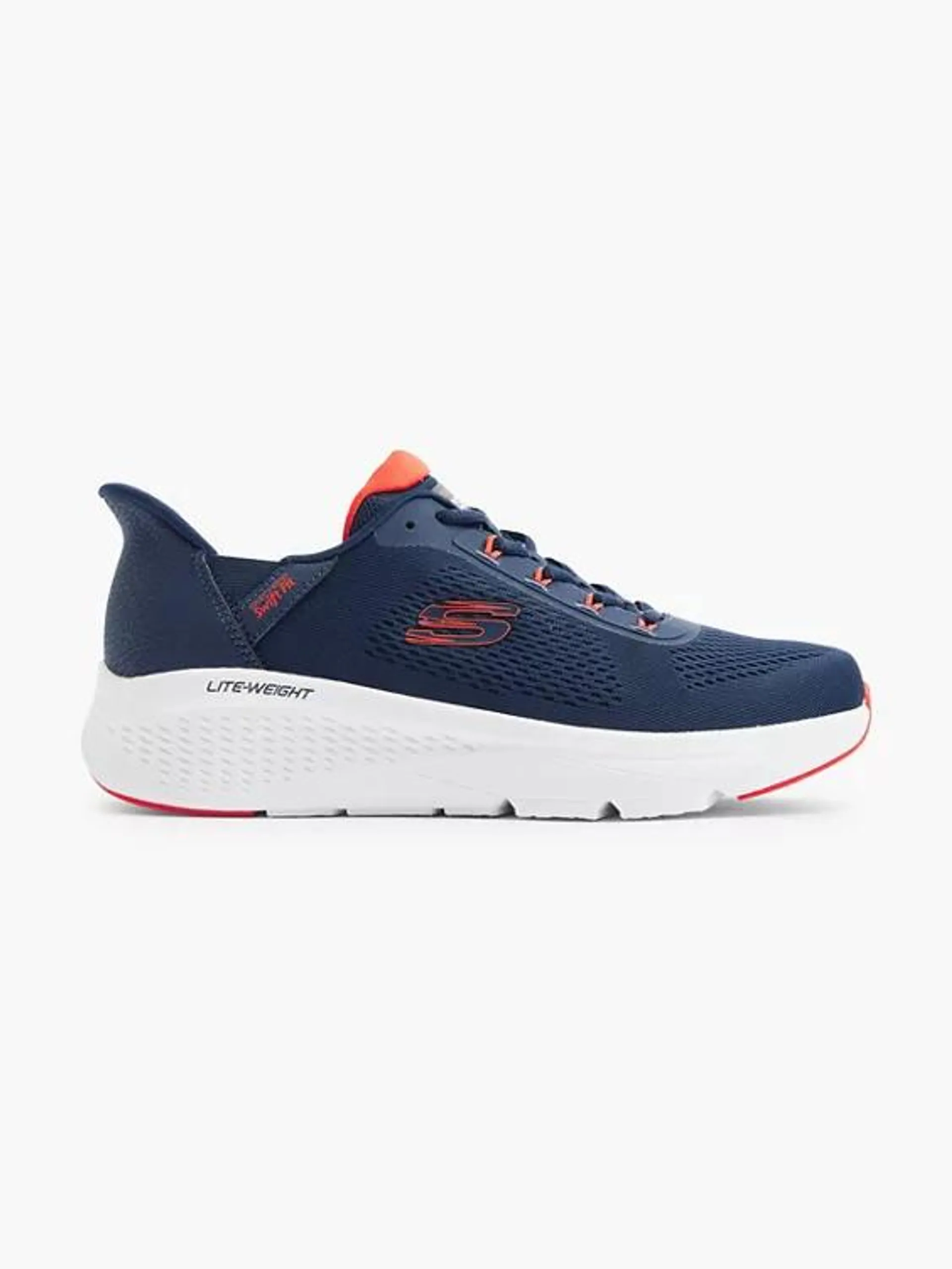 Swift Fit Hands Free Skechers Navy/Orange Lace Up Trainers