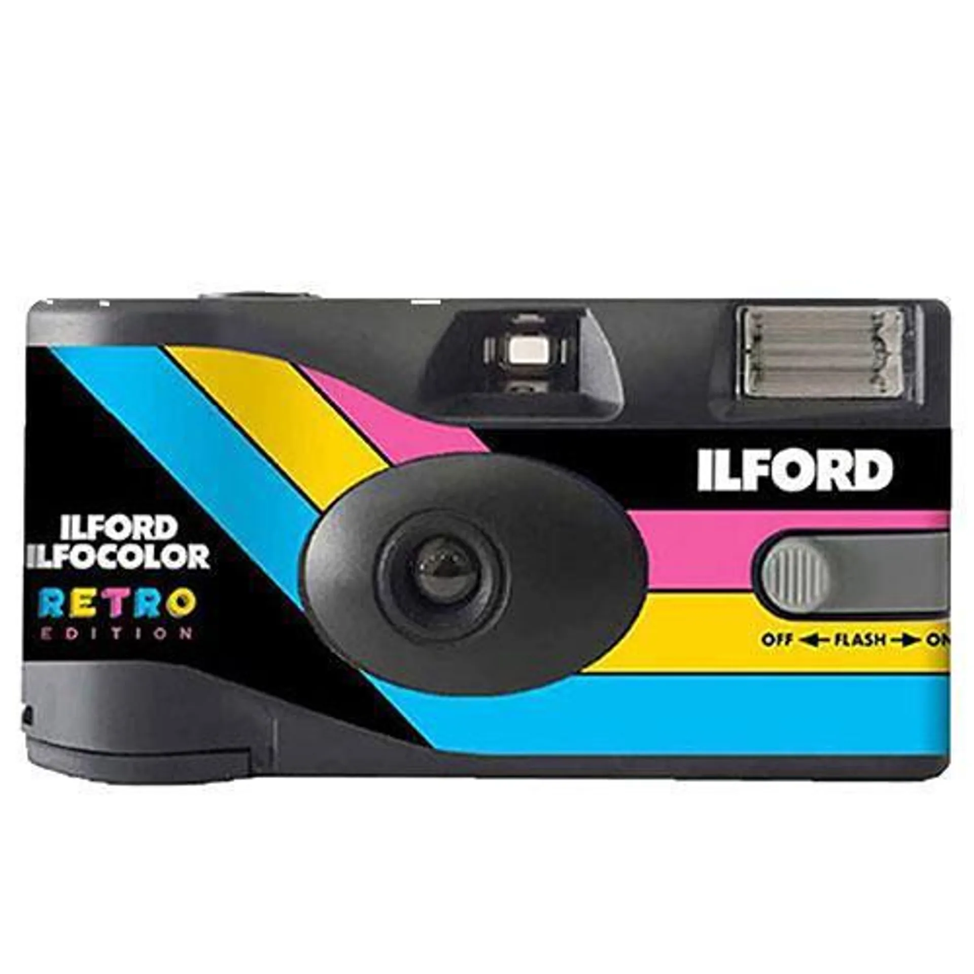 Ilford Ilfocolor Rapid Black Single Use Camera 27 Exposures Pack of 3