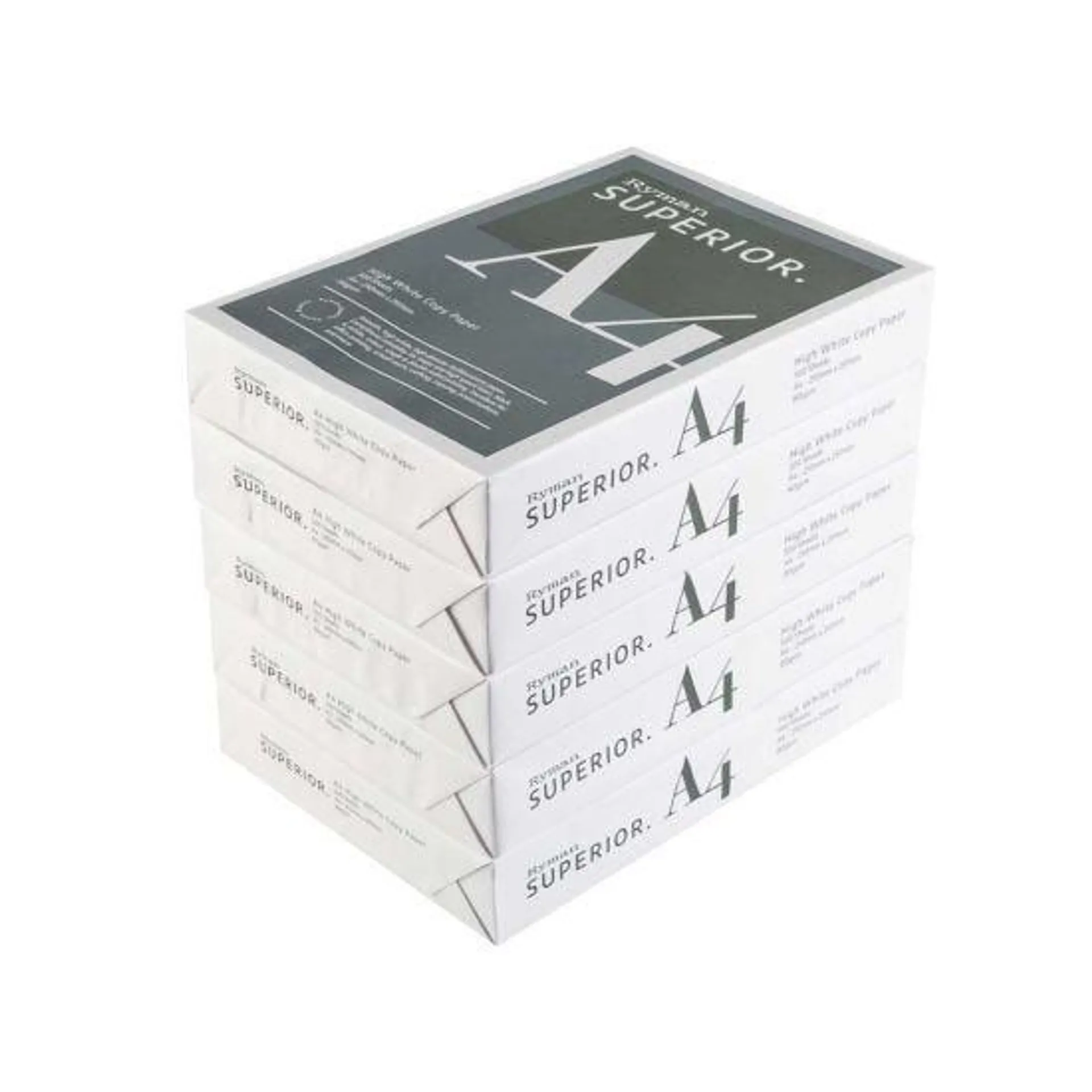 Ryman Superior Copy Paper A4 80gsm Box of 5