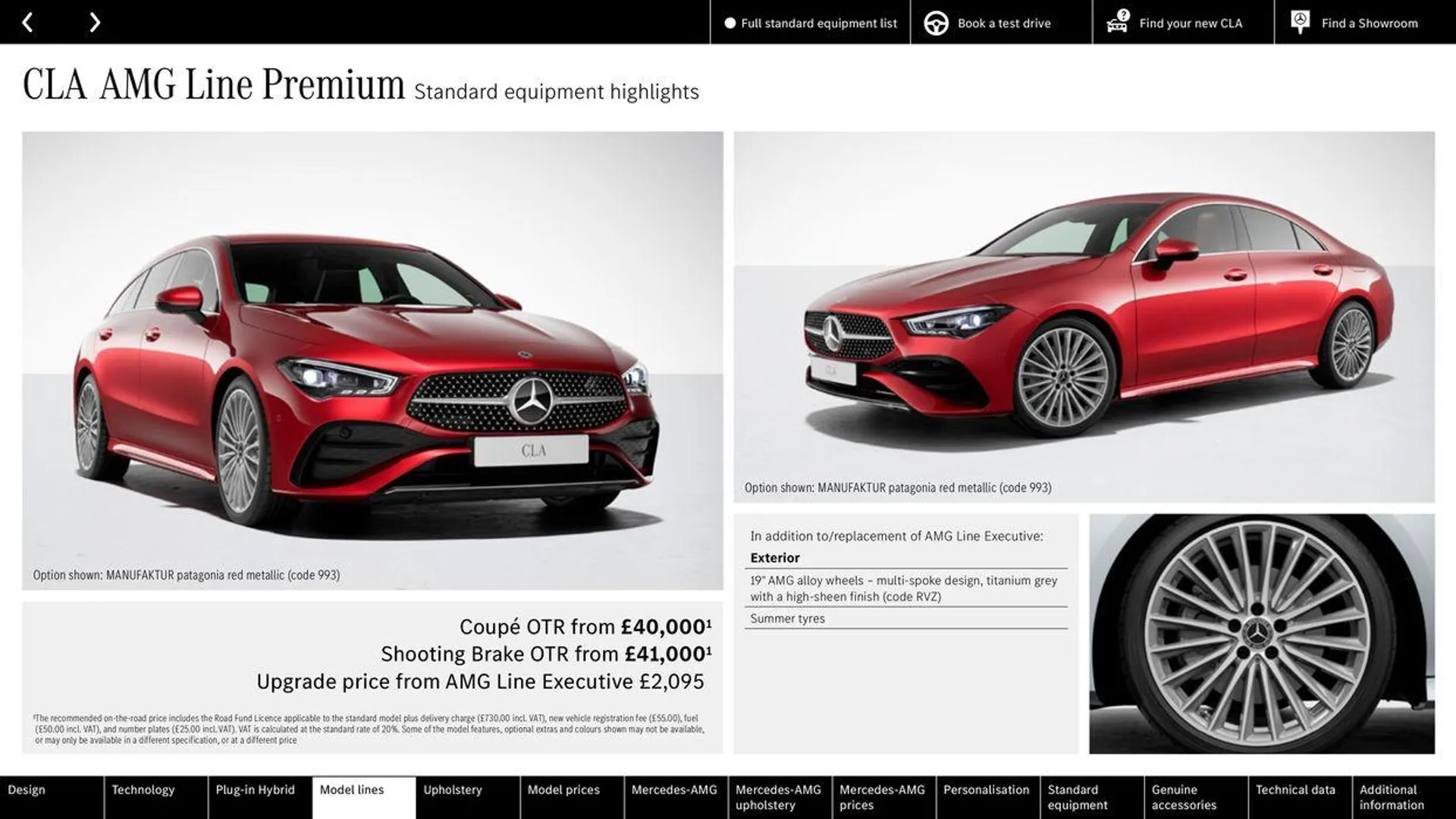 Mercedes Benz CLA Shooting Brake from 15 July to 31 January 2025 - Catalogue Page 23