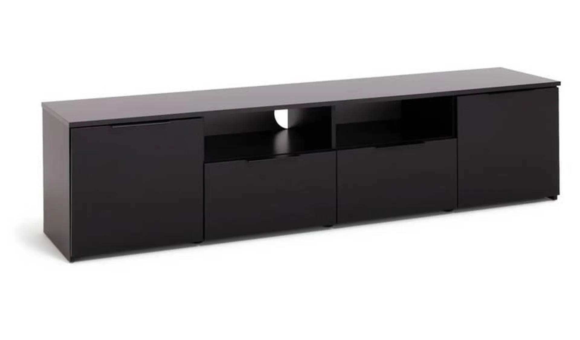 Habitat Hayward 2 Drawer TV Unit - Black