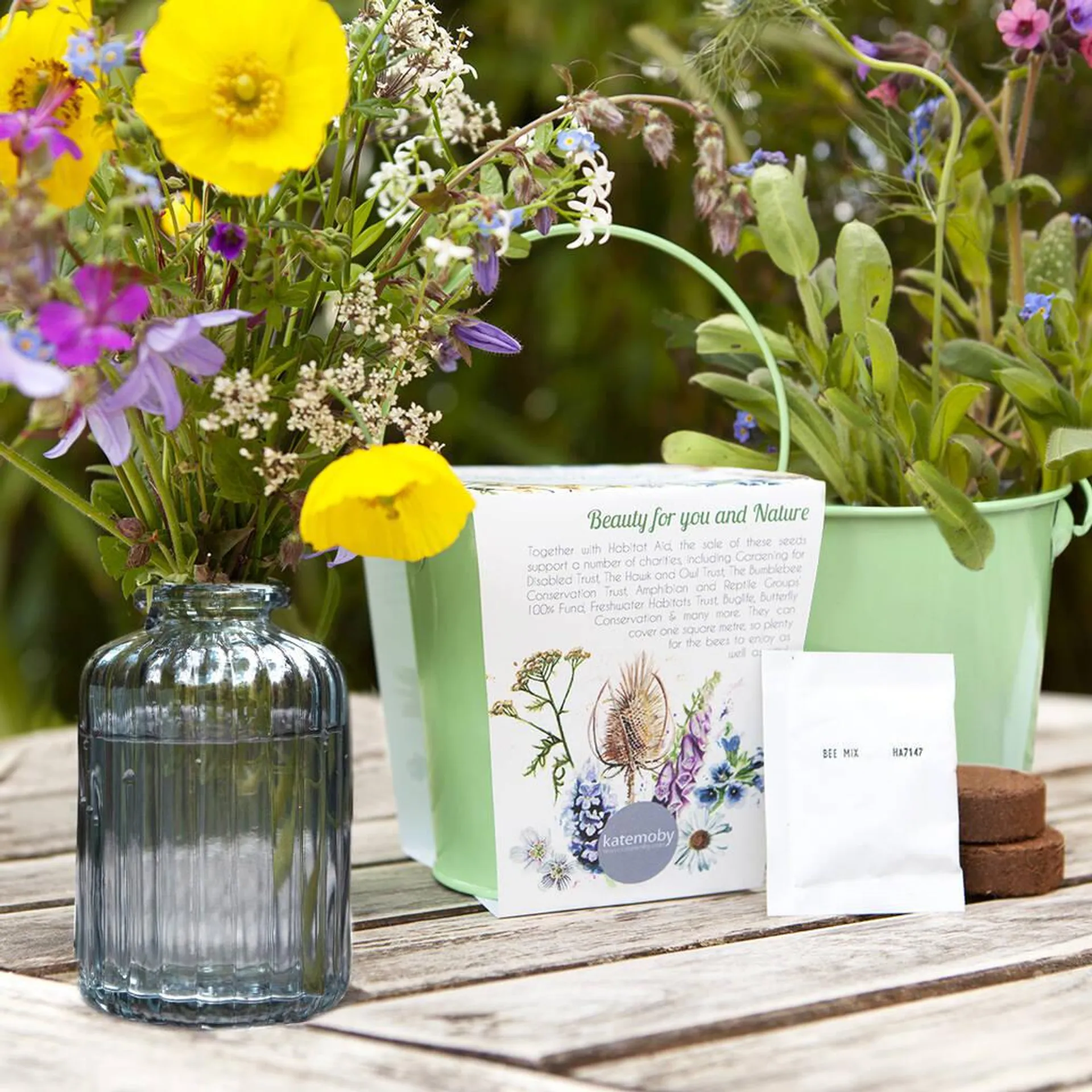 Grow Your Own Wildflower Bouquet And Vase Gift Set