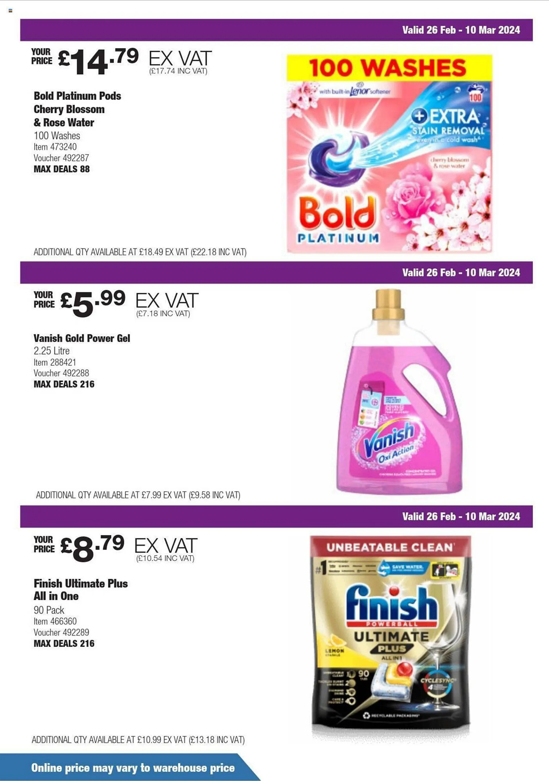 Costco leaflet from 26 February to 10 March 2024 - Catalogue Page 24