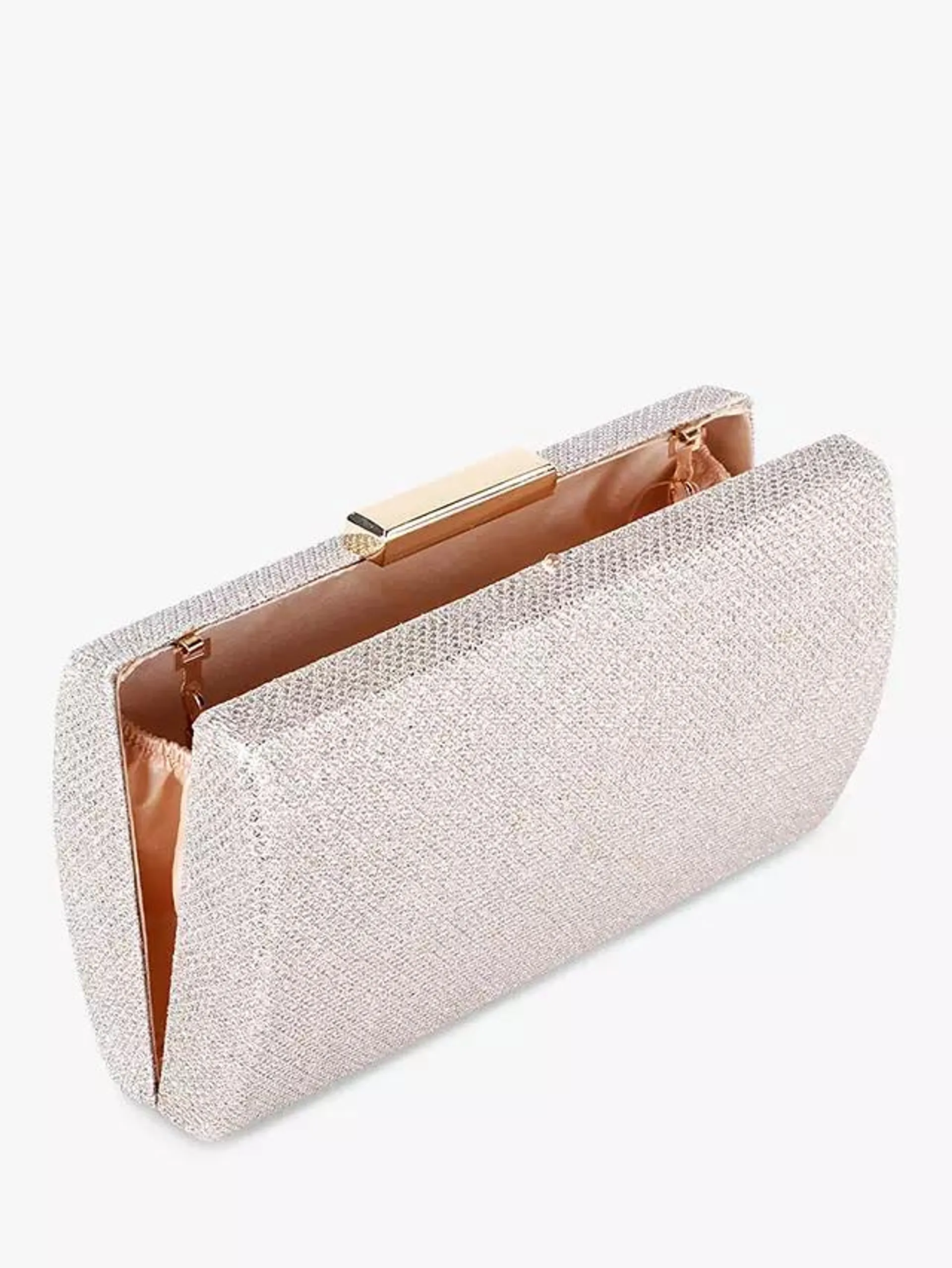 Dionne Textured Box Clutch Bag