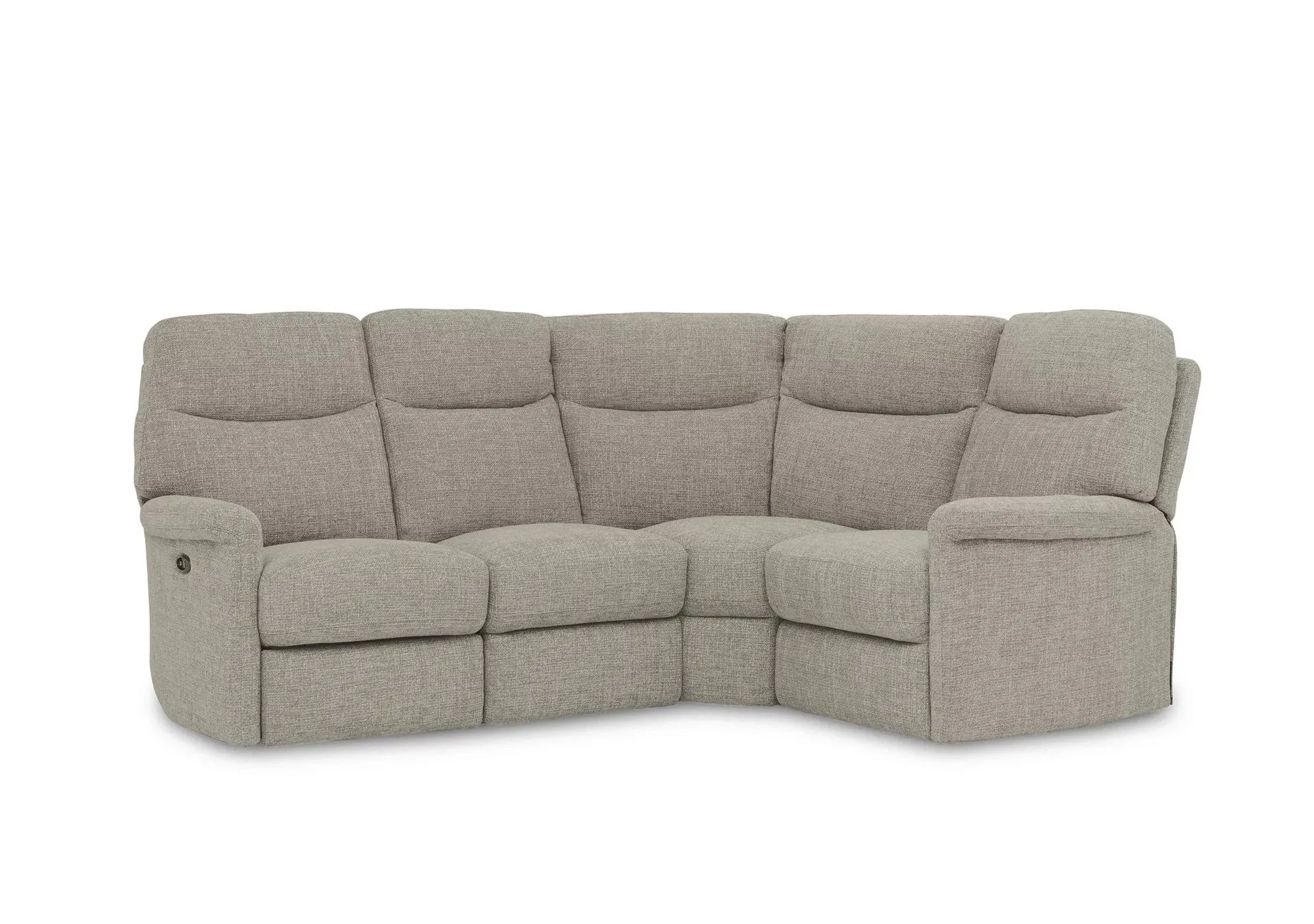 Compact Collection Lille Fabric Power Recliner Corner Sofa