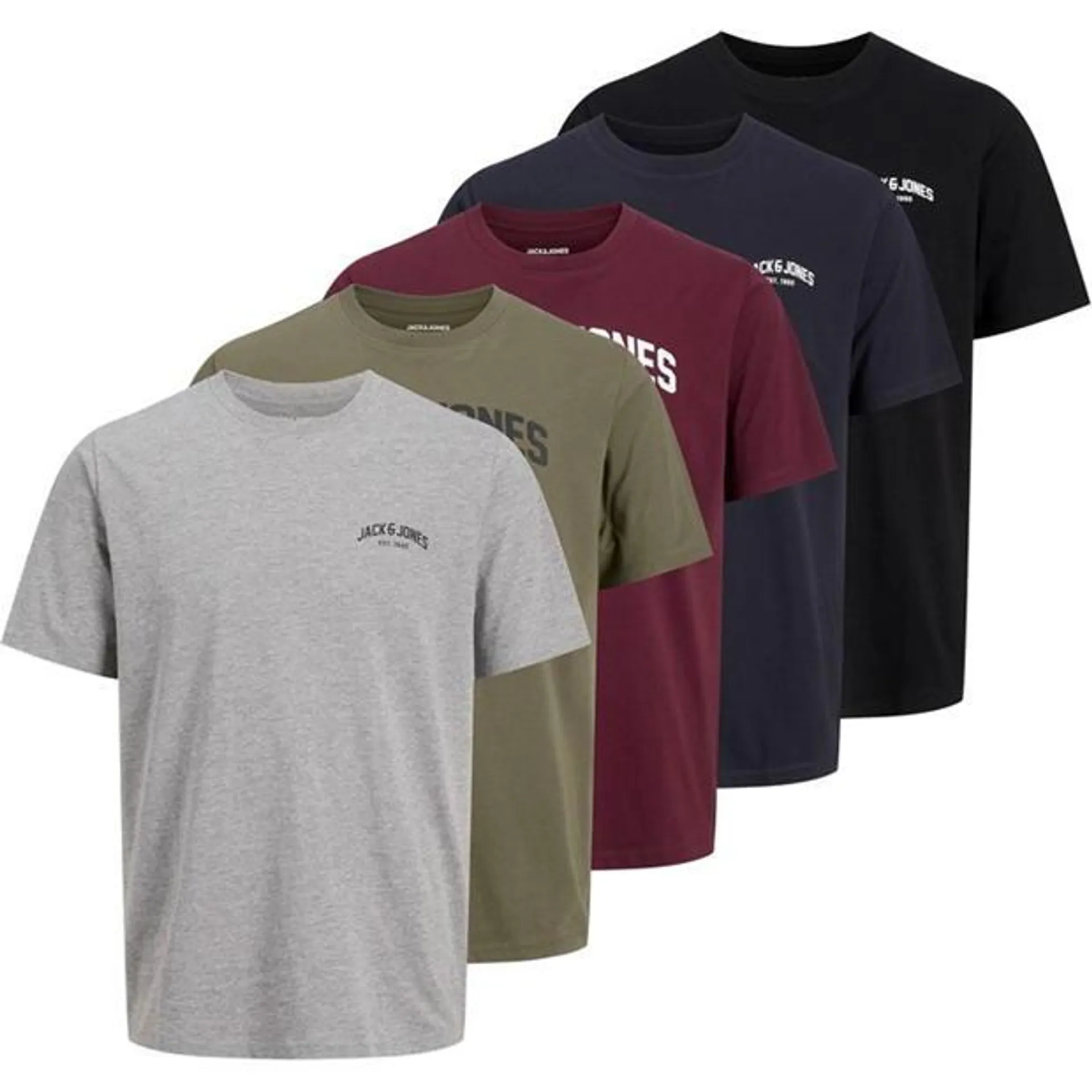 5-Pack Short Sleeve T-Shirt Mens