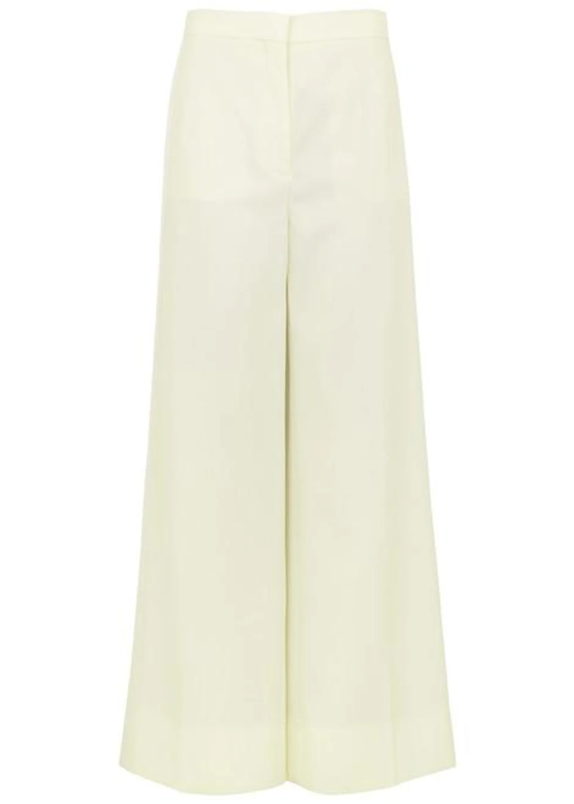 Wide-leg wool tuxedo trousers