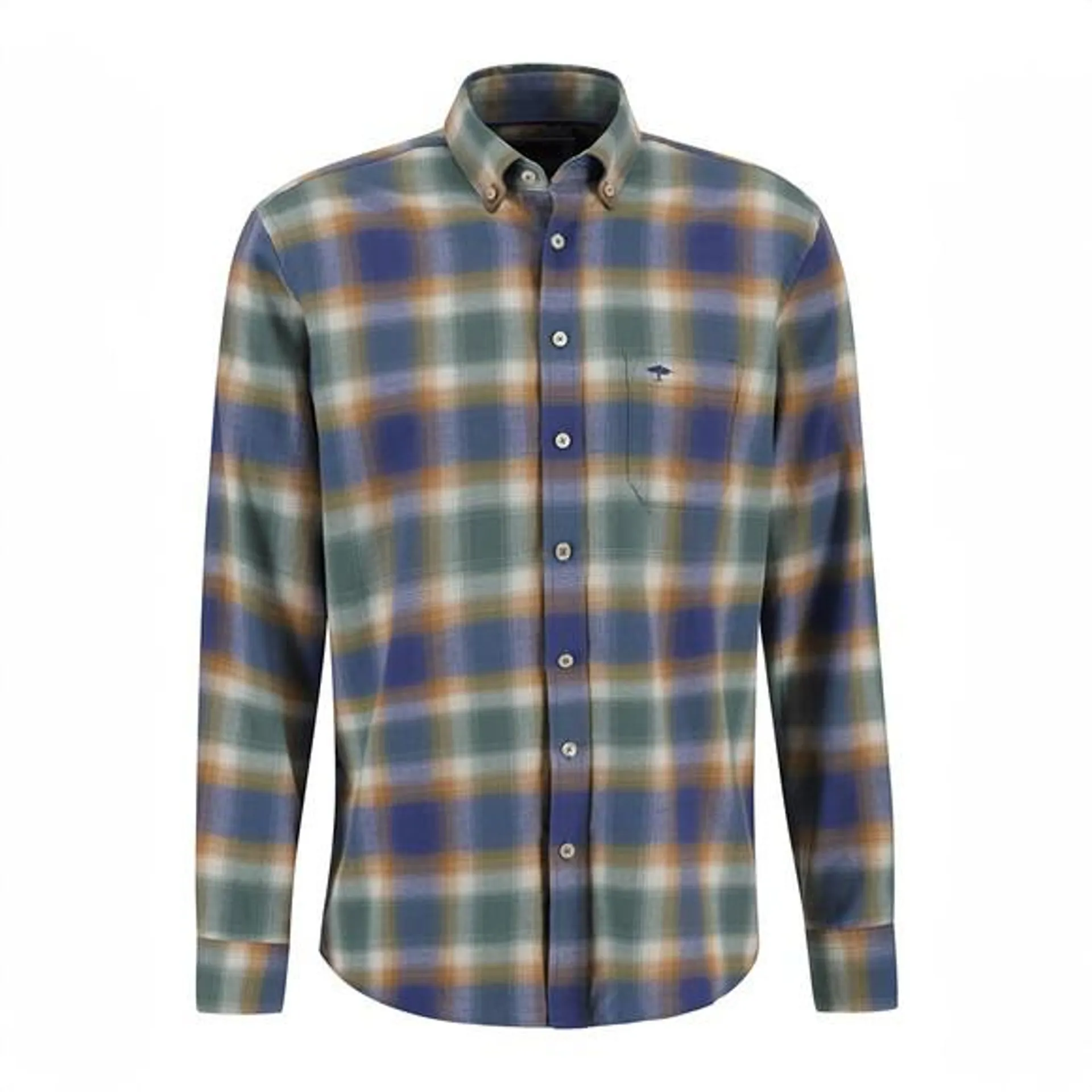 Mens Green Classic Check Shirt