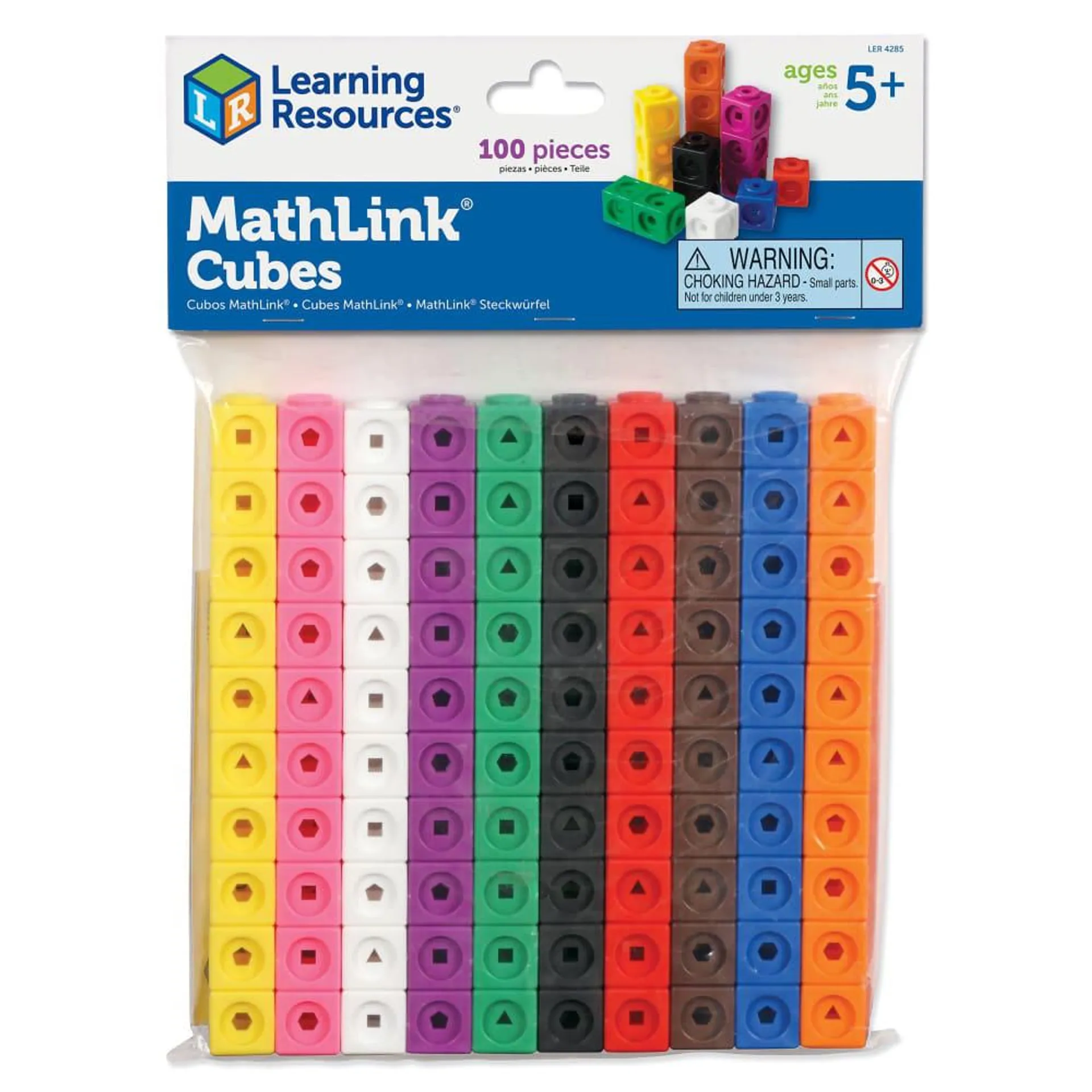 Learning Resources Mathlink Cubes Set of 100
