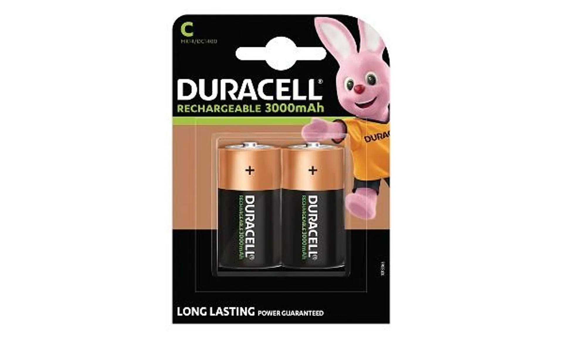 Duracell Rechargeable C Size 2 Pack