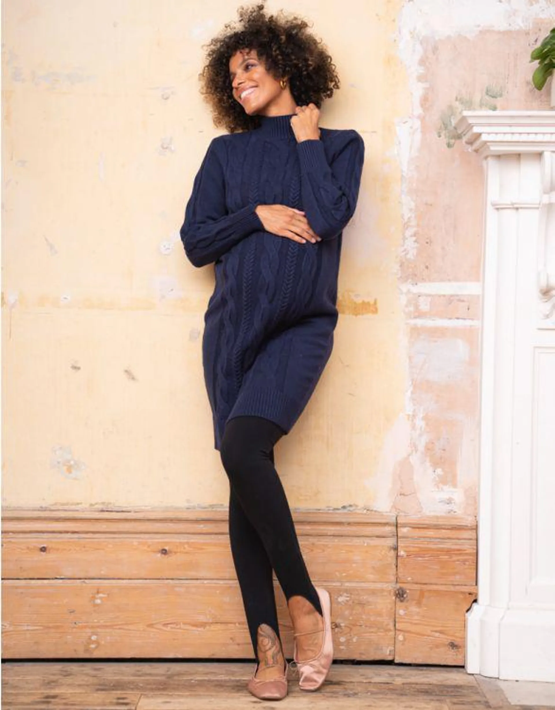 Cable Knit Maternity & Nursing Tunic