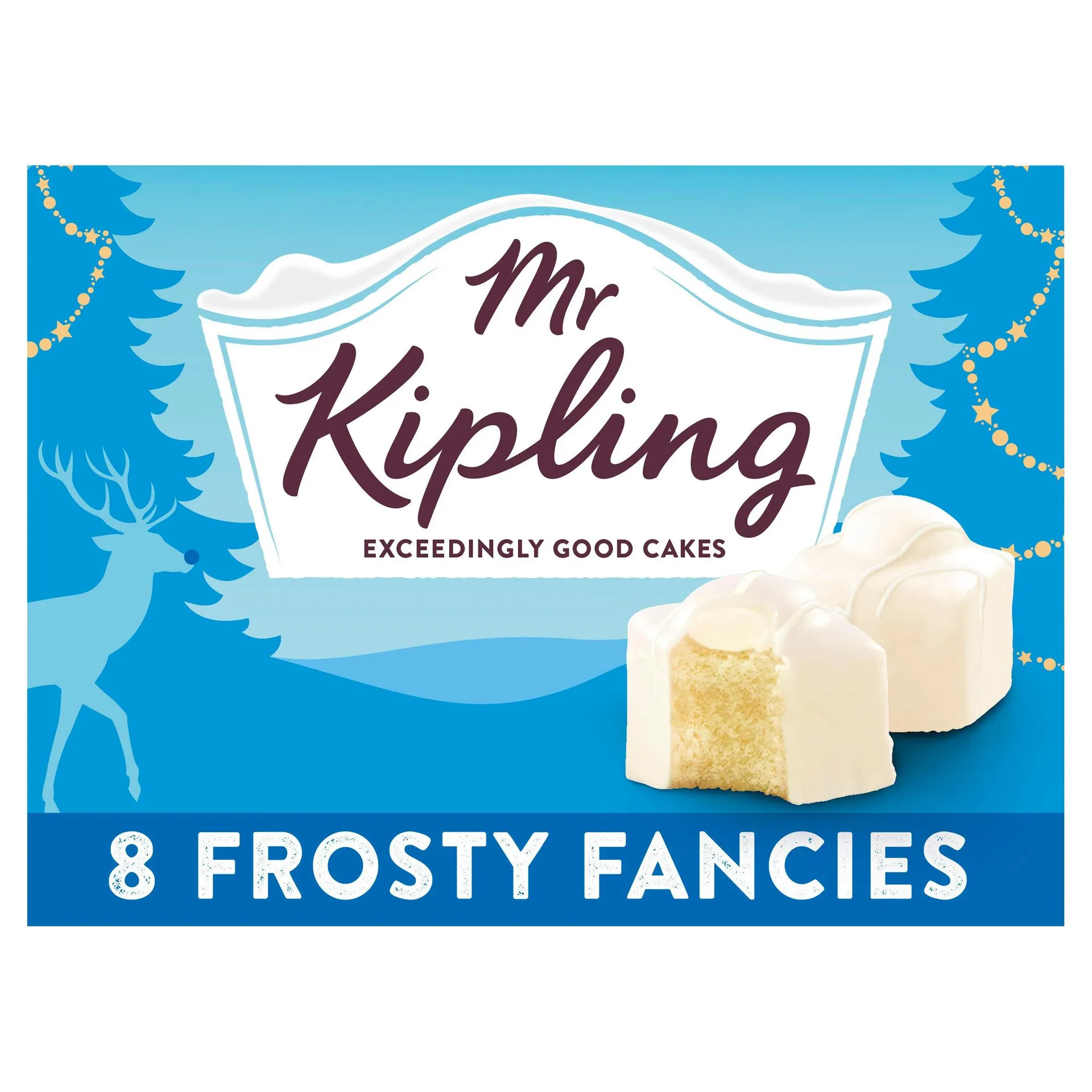 Mr Kipling Frosty French Fancies Cakes 8 pack