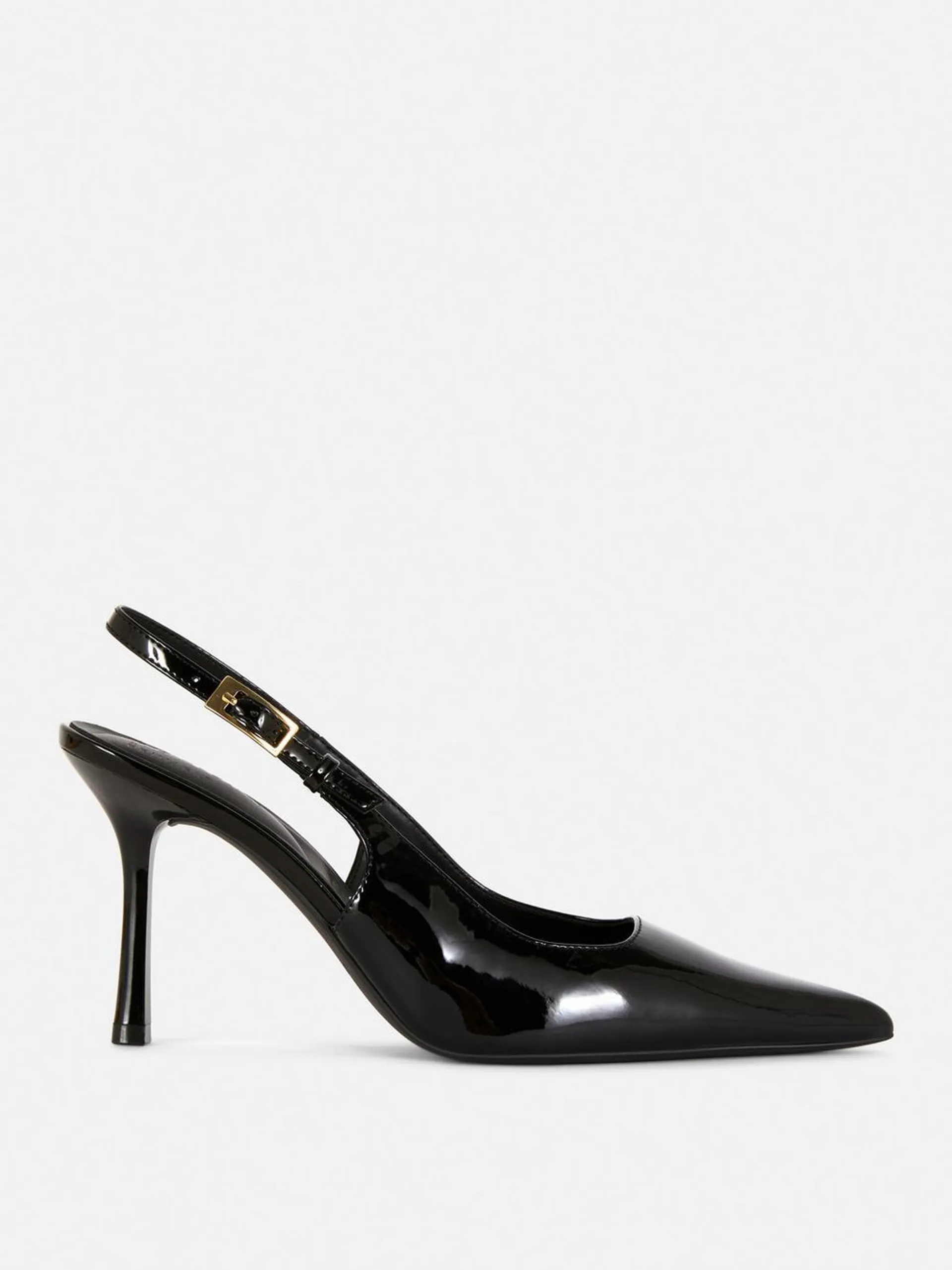 Rita Ora Slingback Patent Court Heels