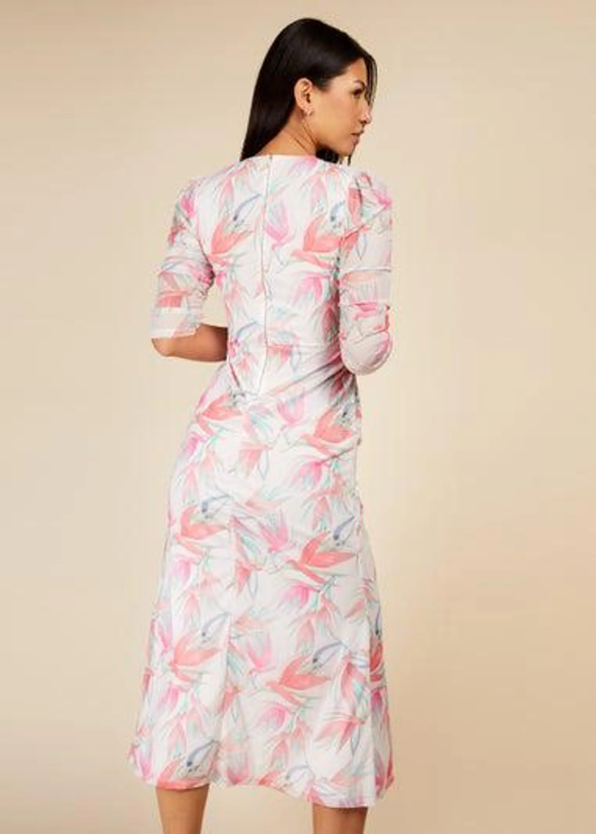 Little Mistress Multicoloured Floral Maxi Dress - Size 10