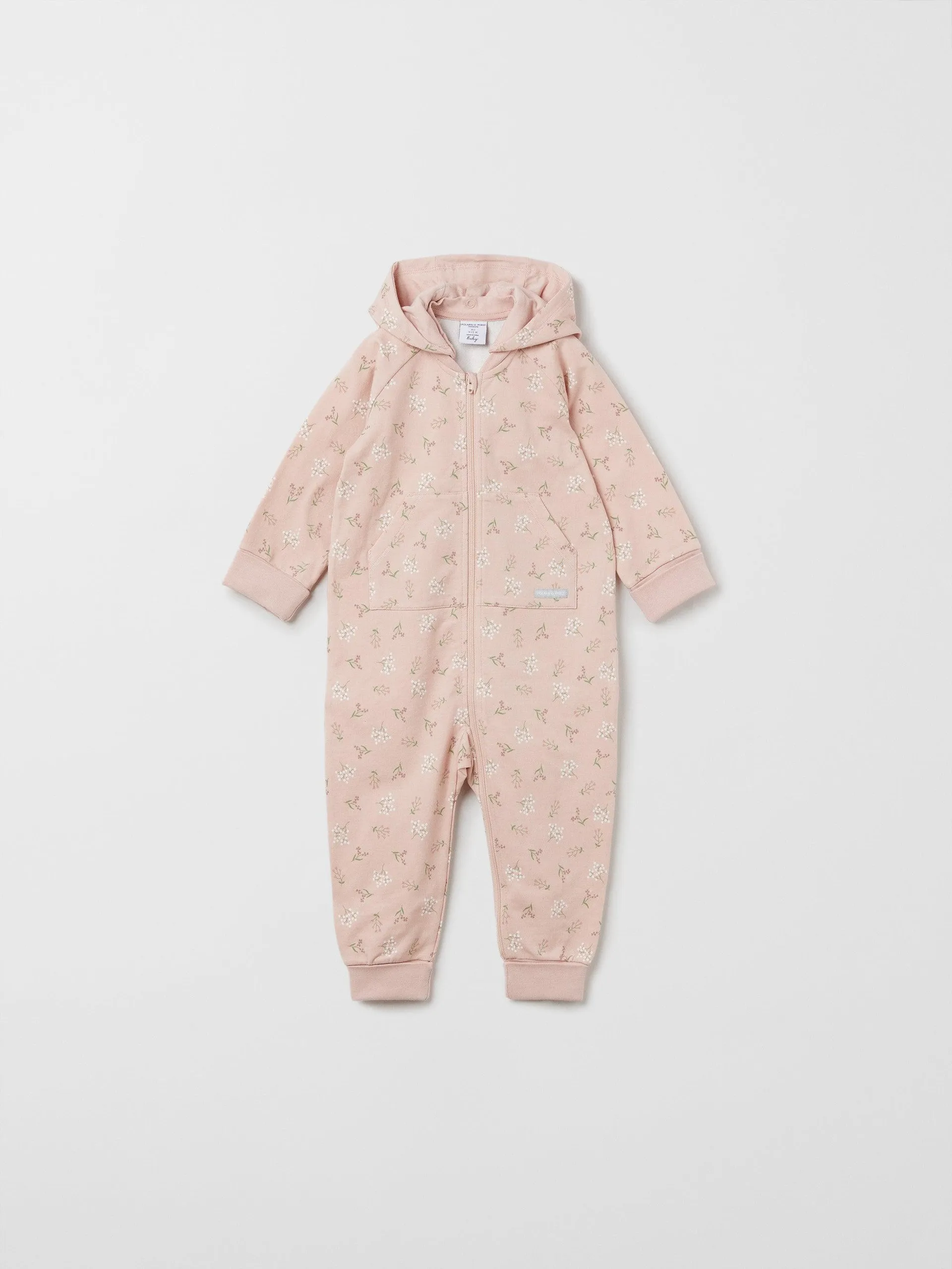 Floral Print Baby All-in-one