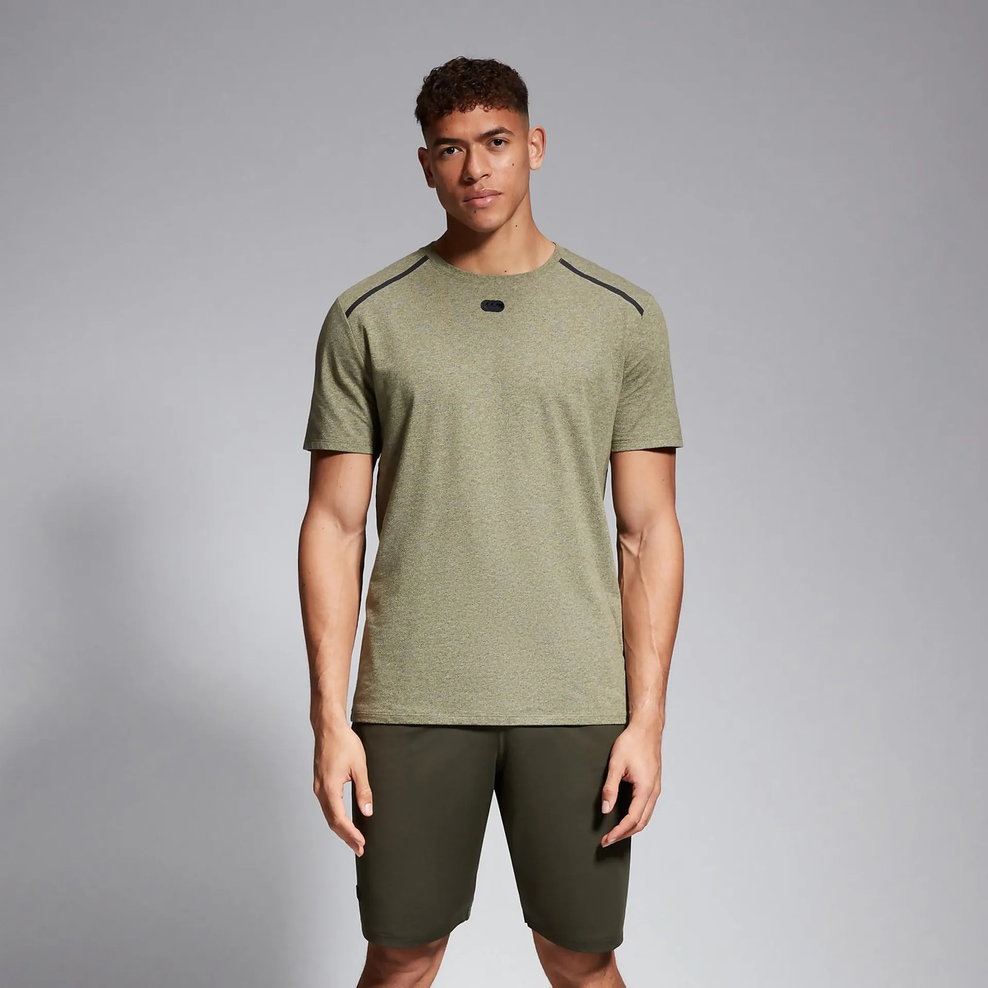 MENS COTTON/POLY TRAINING TEE GREEN