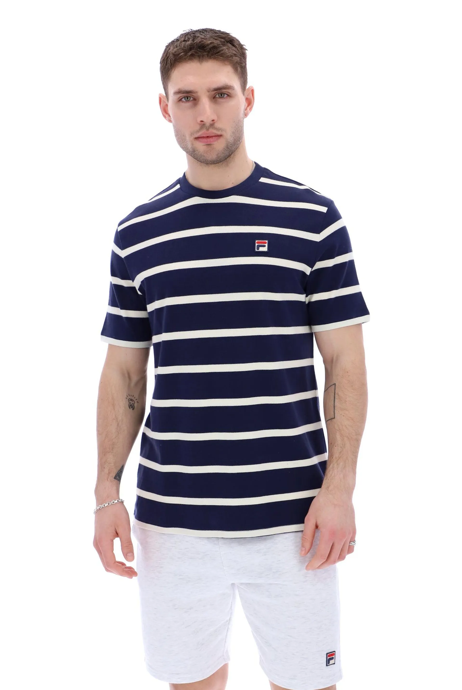 Deny Yarn Dye Stripe T-Shirt